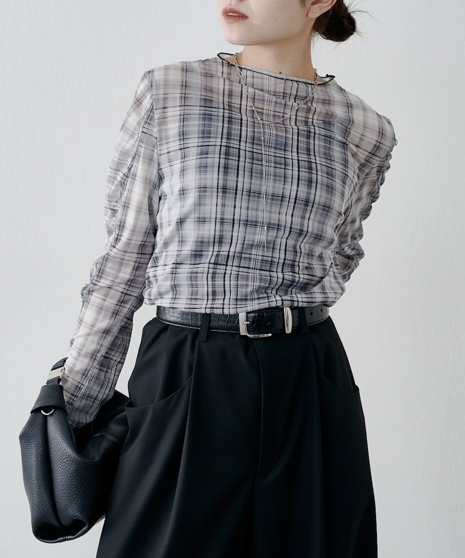 Lui's(ルイス) チェックシアートップス