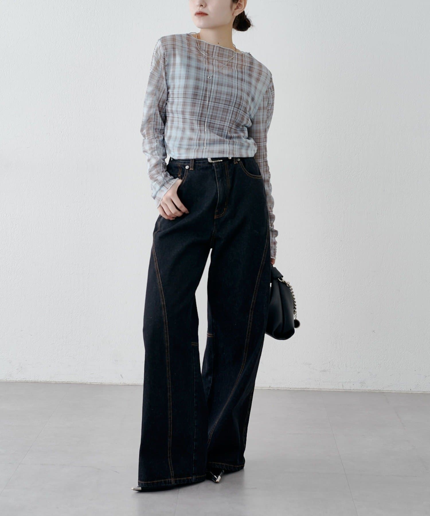 Lui's(ルイス) チェックシアートップス