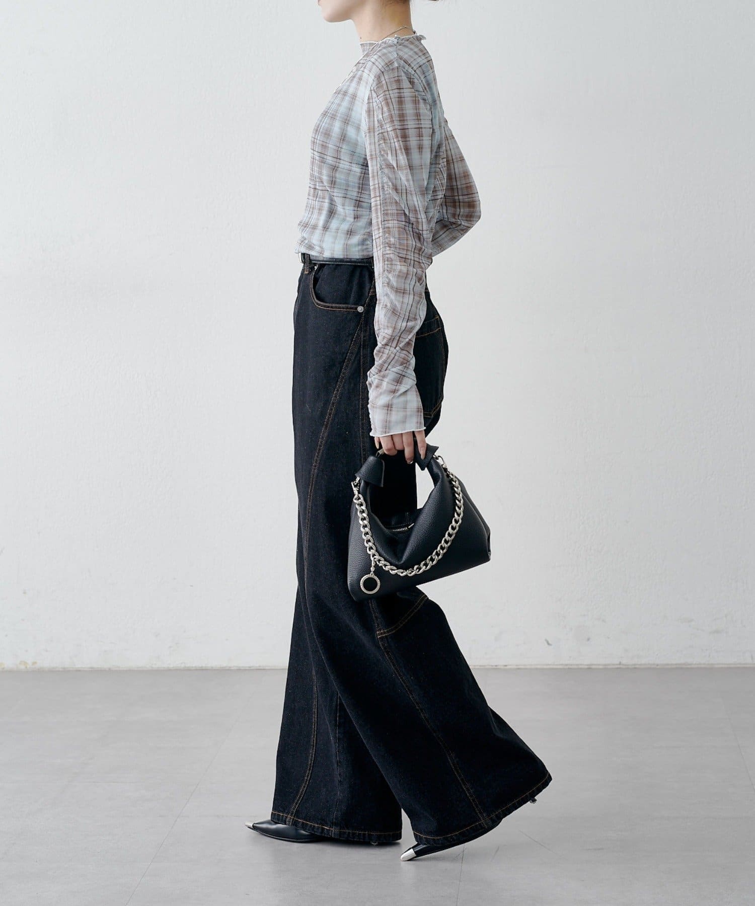 Lui's(ルイス) チェックシアートップス