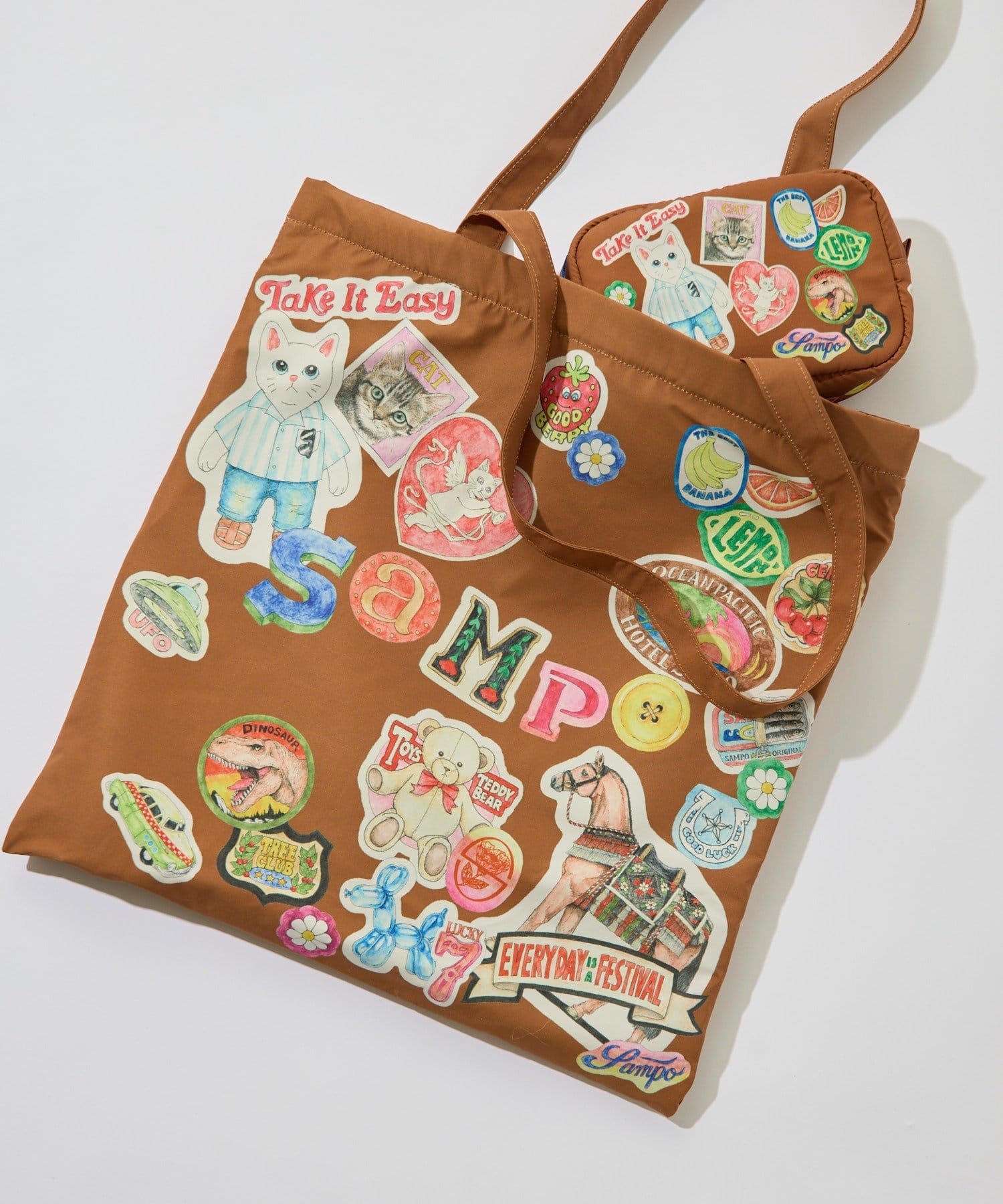 ear PAPILLONNER(イア パピヨネ) sampo×earコラボサブトートバッグ《B4サイズ対応》