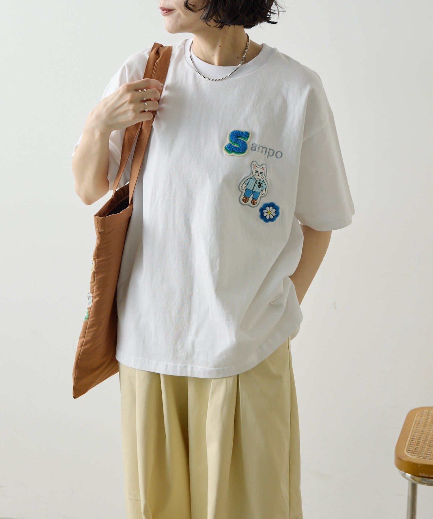 ear PAPILLONNER(イア パピヨネ) sampo×earコラボサブトートバッグ《B4サイズ対応》