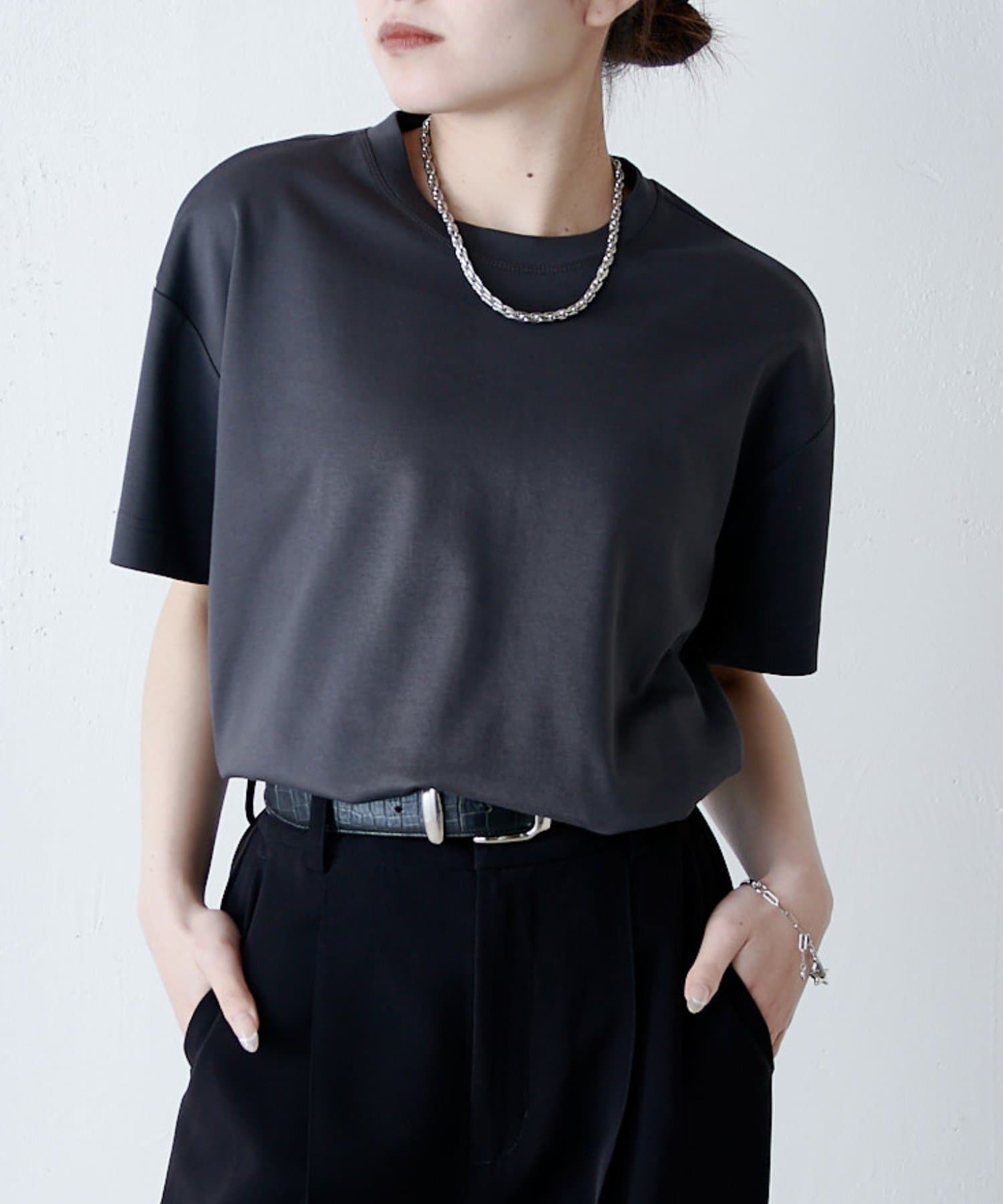 Lui's(ルイス) シルバーチェーンステンレスネックレス