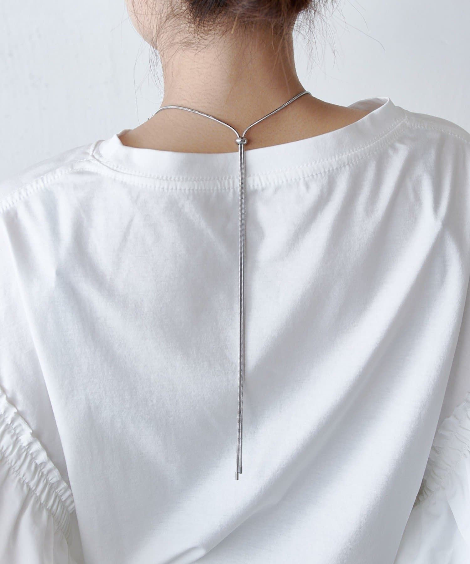 Lui's(ルイス) アーチラインスライドネックレス