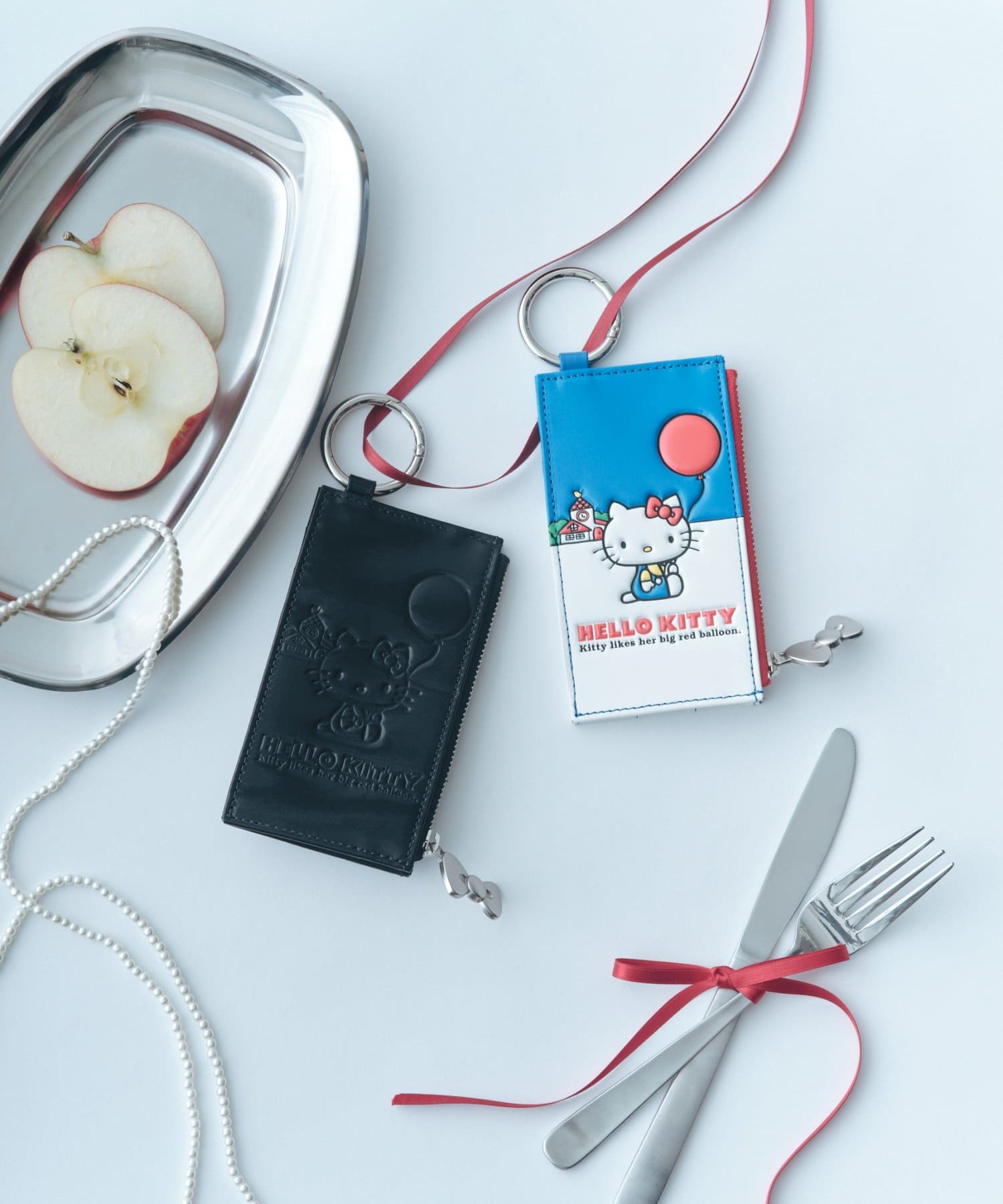 ear PAPILLONNER(イア パピヨネ) 【HELLO KITTY（ハローキティ）×ear】コラボフラグメントケース《本革》