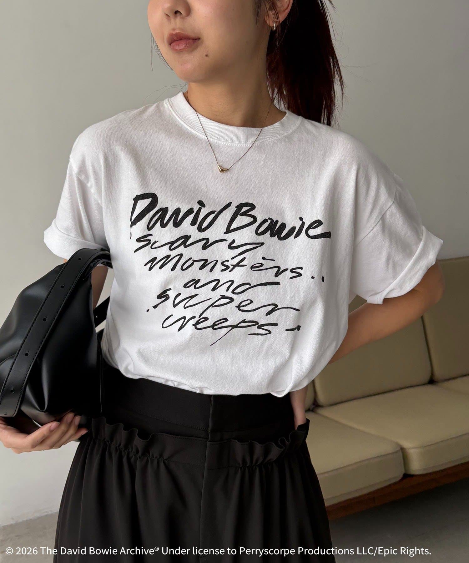 CAPRICIEUX LE'MAGE(カプリシュレマージュ) 〈GOOD ROCK SPEED〉DavidBowie Tシャツ