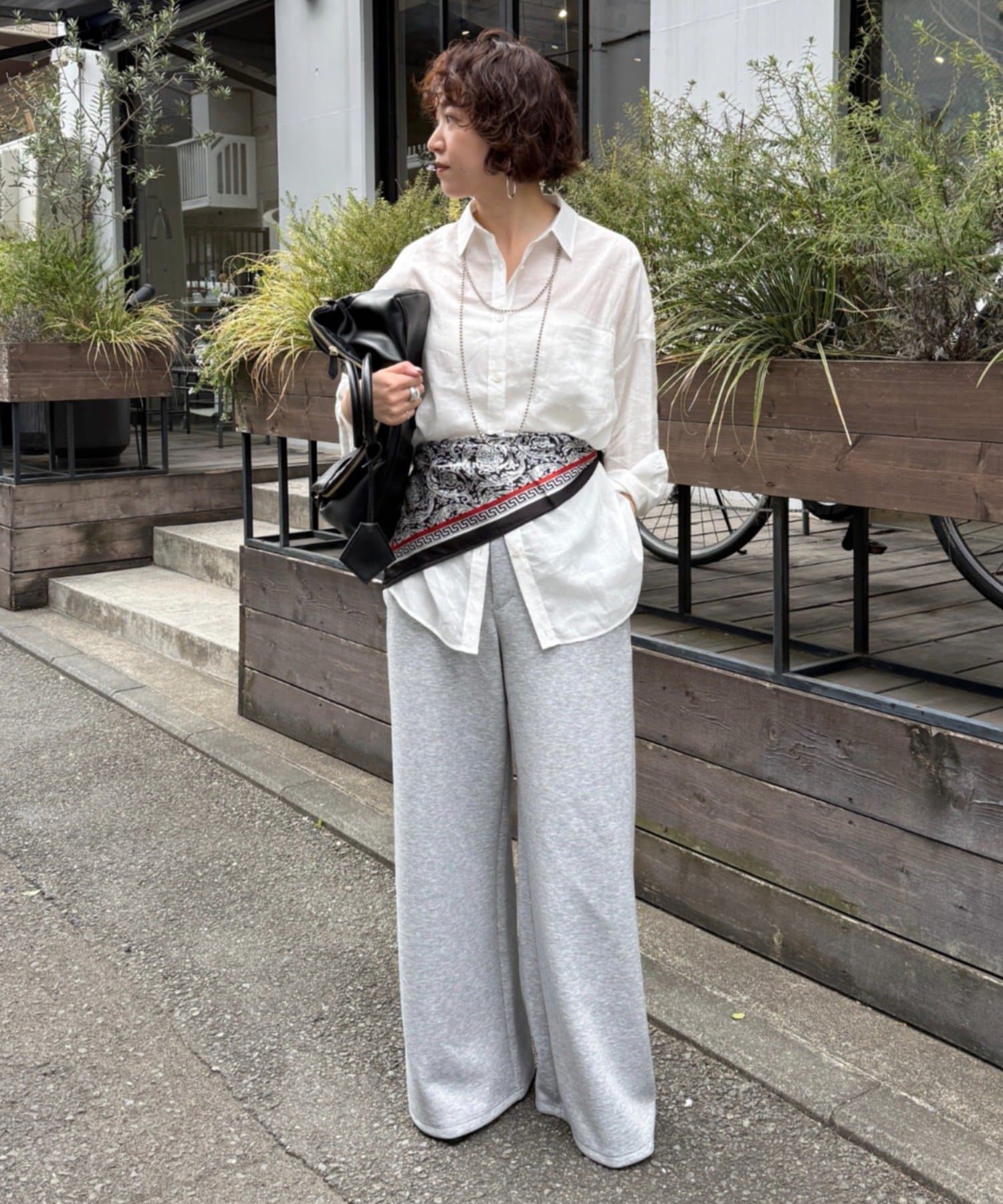 LOUNGEDRESS(ラウンジドレス) 【＠ld_risaコラボ】カットイージーパンツ