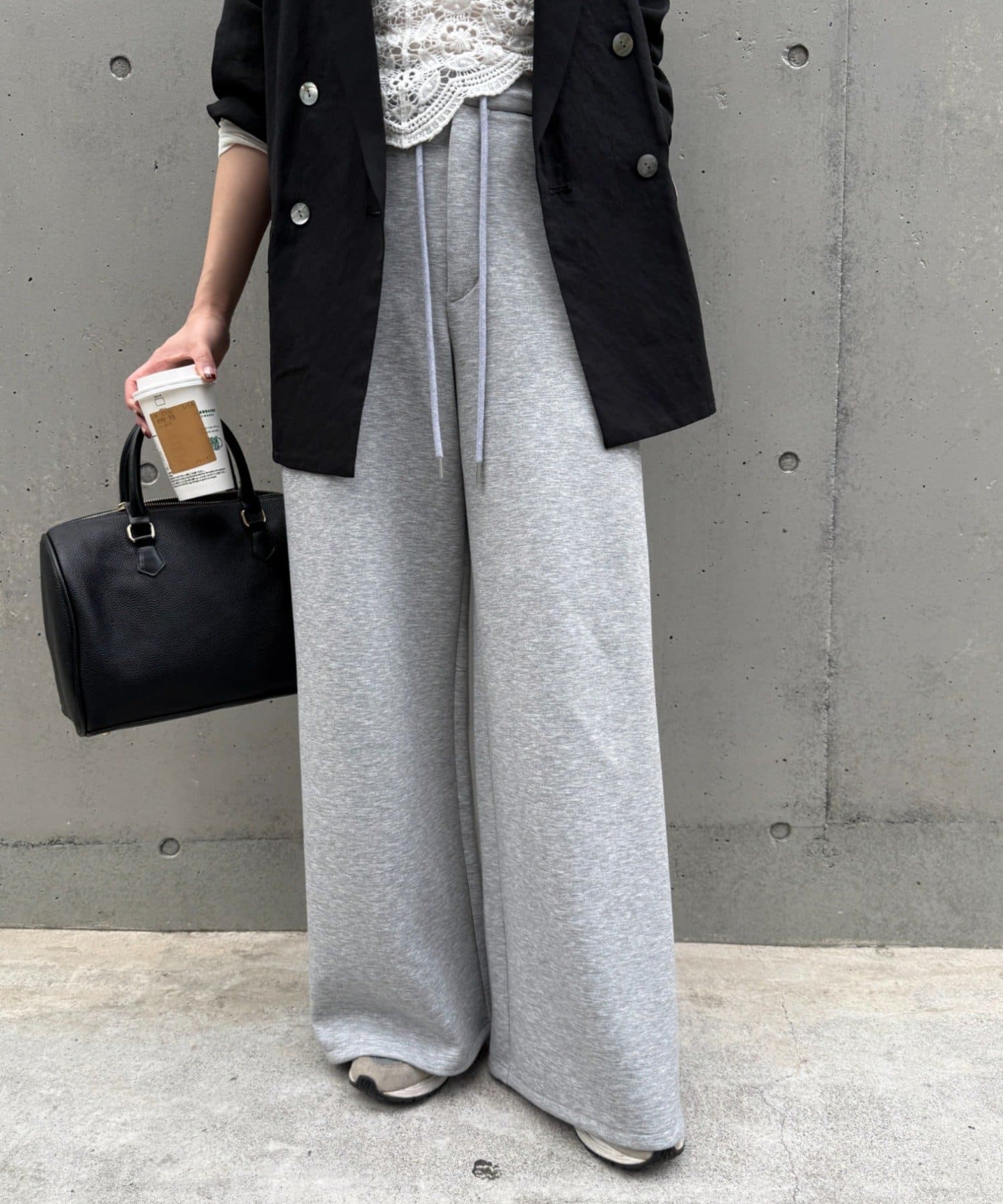 LOUNGEDRESS(ラウンジドレス) 【＠ld_risaコラボ】カットイージーパンツ