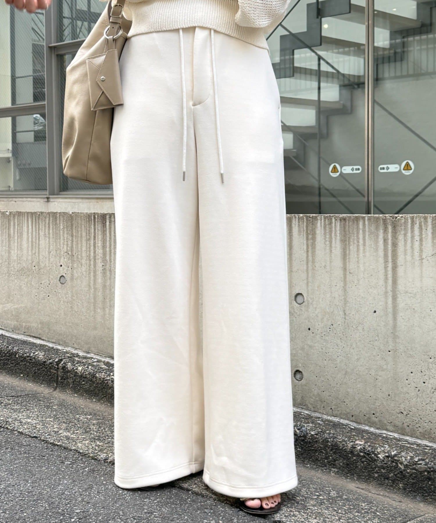 LOUNGEDRESS(ラウンジドレス) 【＠ld_risaコラボ】カットイージーパンツ