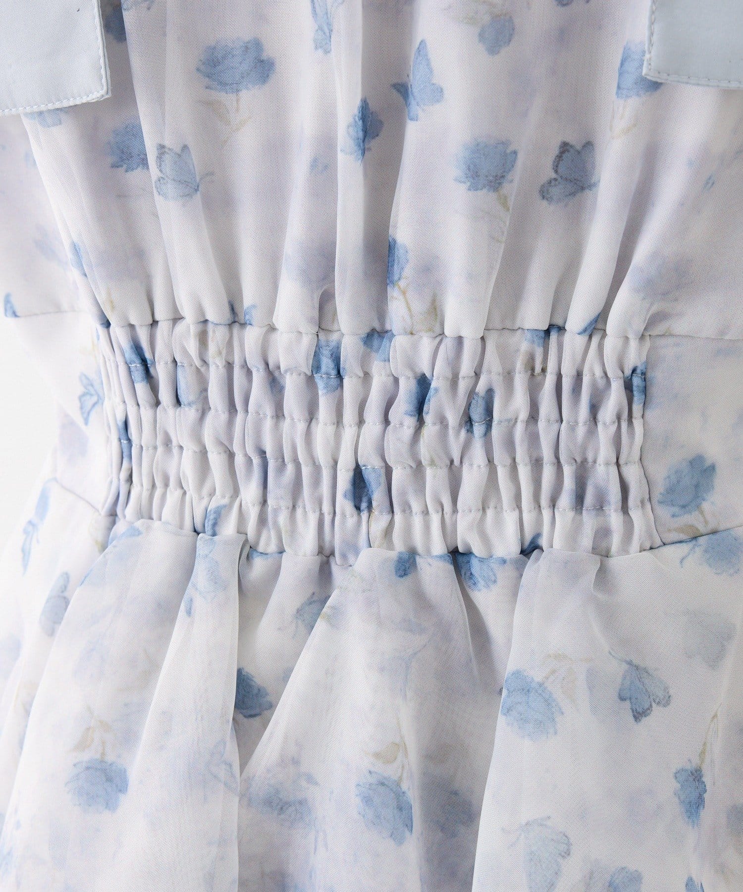 one after another NICE CLAUP(ワンアフターアナザー ナイスクラップ) 【LouLoumei】肩リボンティアードワンピース