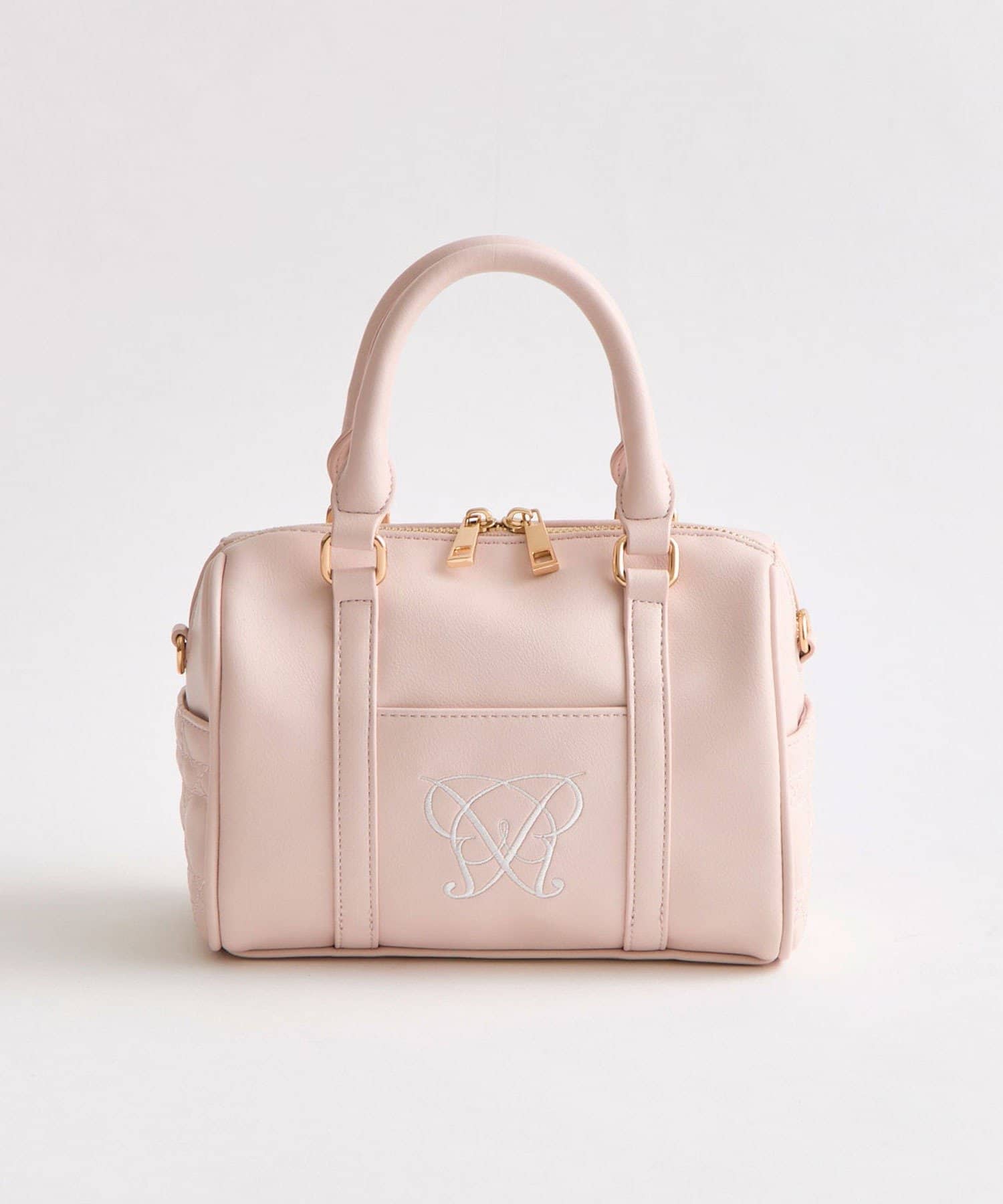 OLIVE des OLIVE(オリーブ デ オリーブ) Aimerianejoieロゴミニボストンバッグ