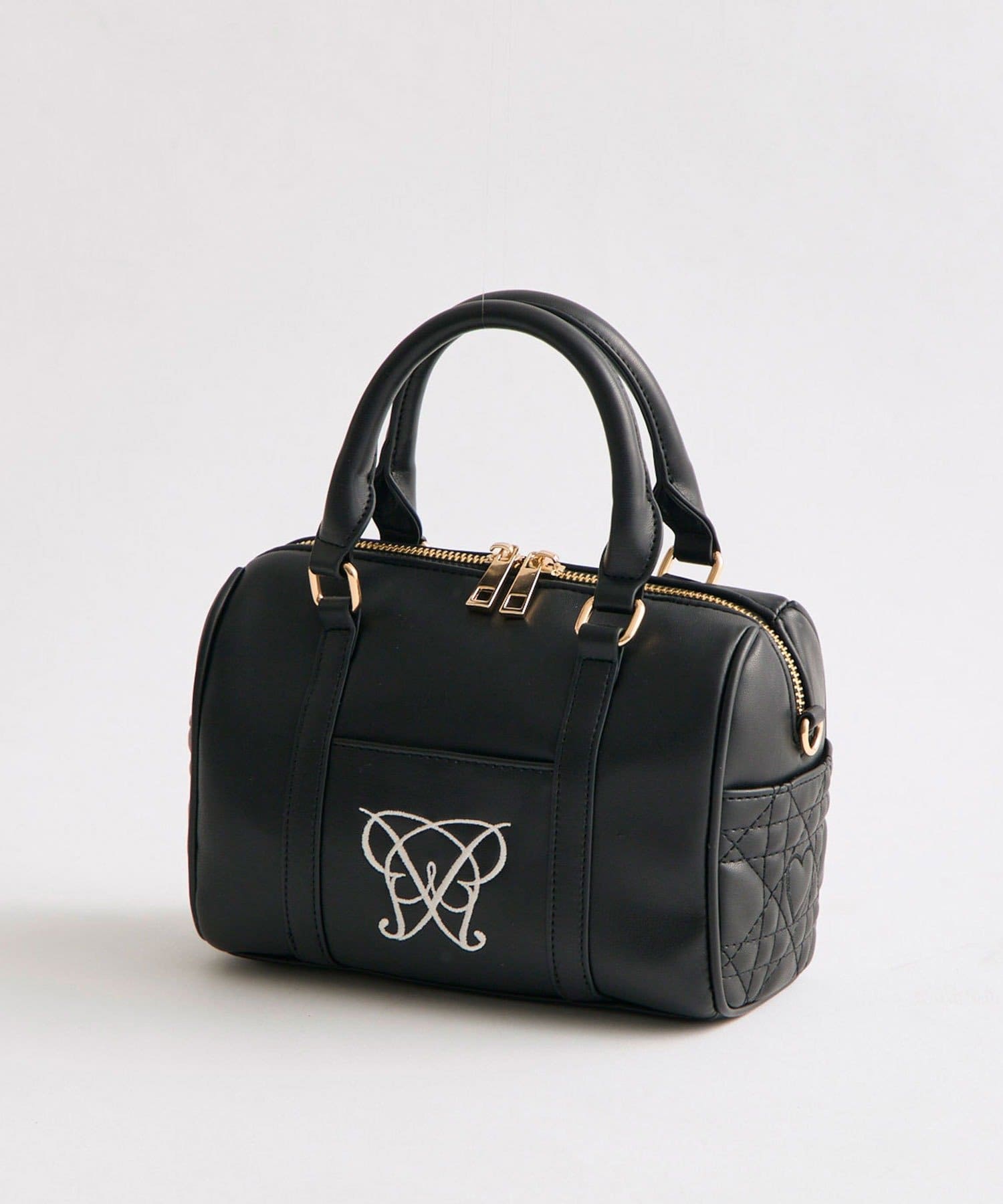 OLIVE des OLIVE(オリーブ デ オリーブ) Aimerianejoieロゴミニボストンバッグ