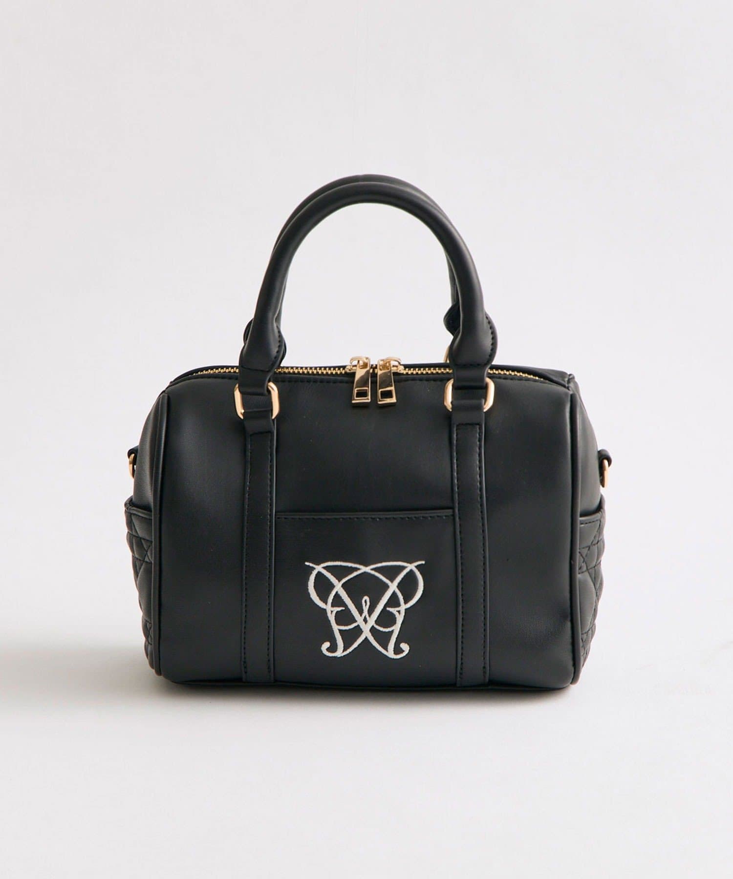 OLIVE des OLIVE(オリーブ デ オリーブ) Aimerianejoieロゴミニボストンバッグ