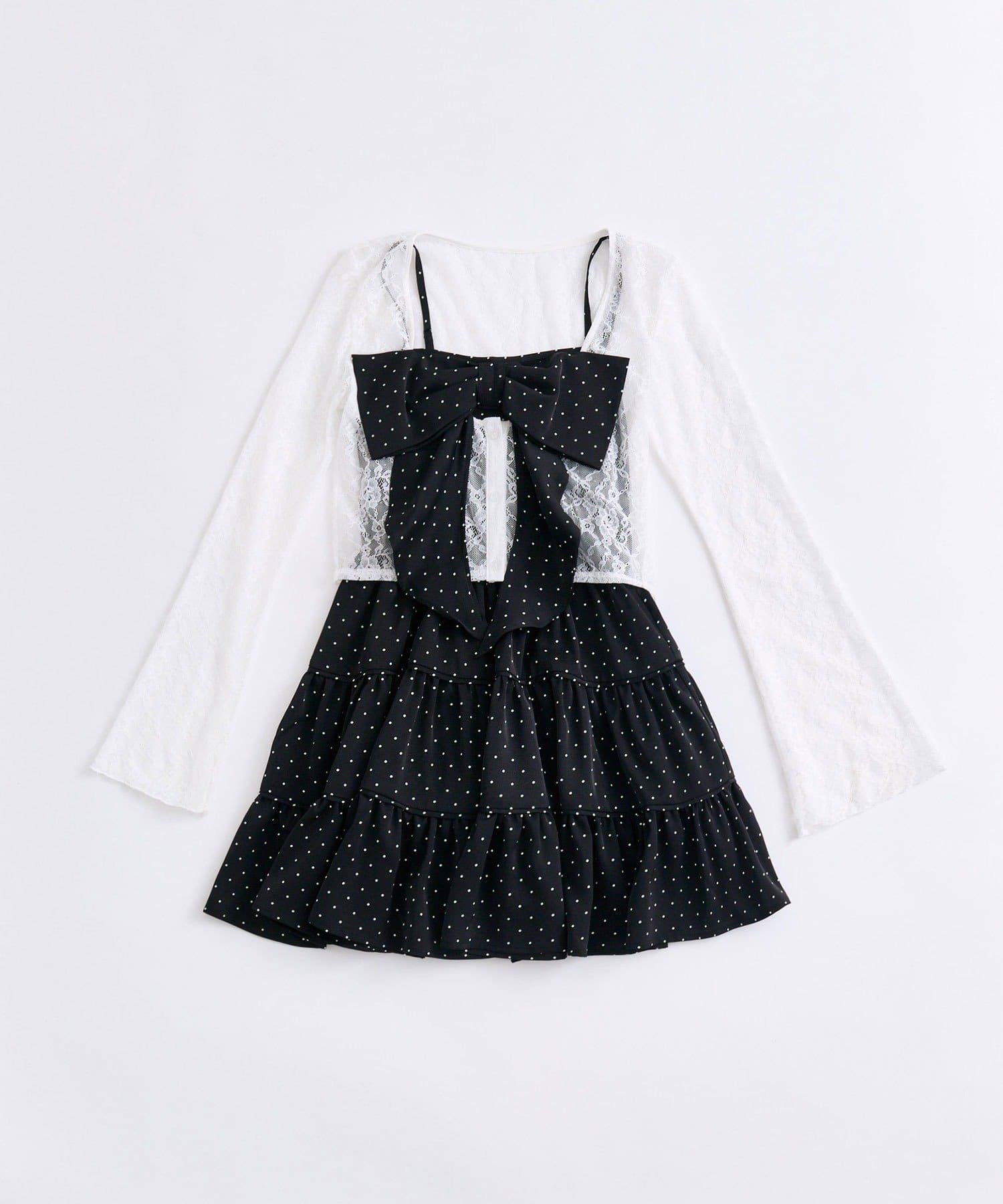 OLIVE des OLIVE(オリーブ デ オリーブ) Piqniqueリボンセットワンピ