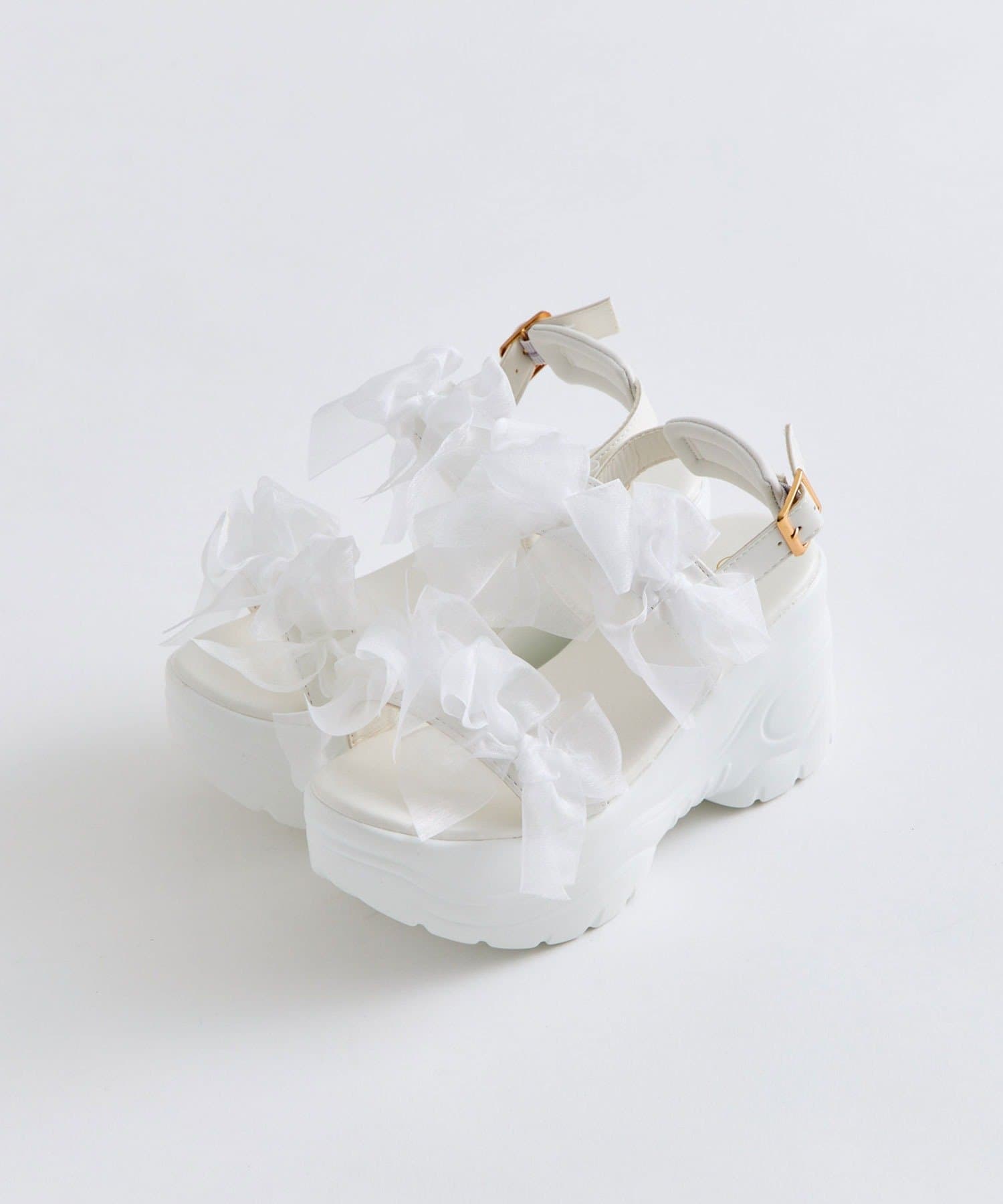 OLIVE des OLIVE(オリーブ デ オリーブ) メニーリボン厚底スポサン