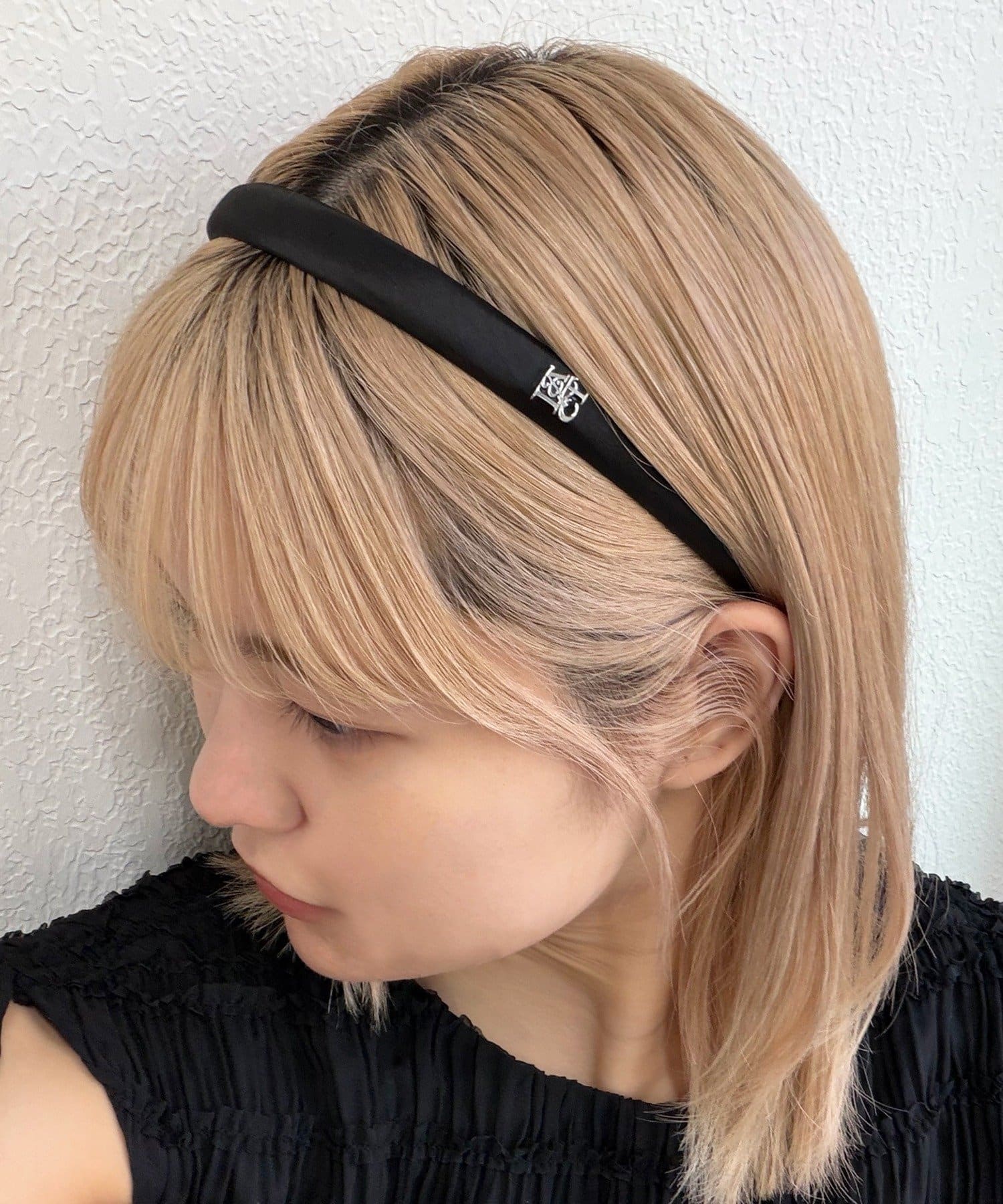 Lattice(ラティス) モチーフ付きサテンカチューシャ