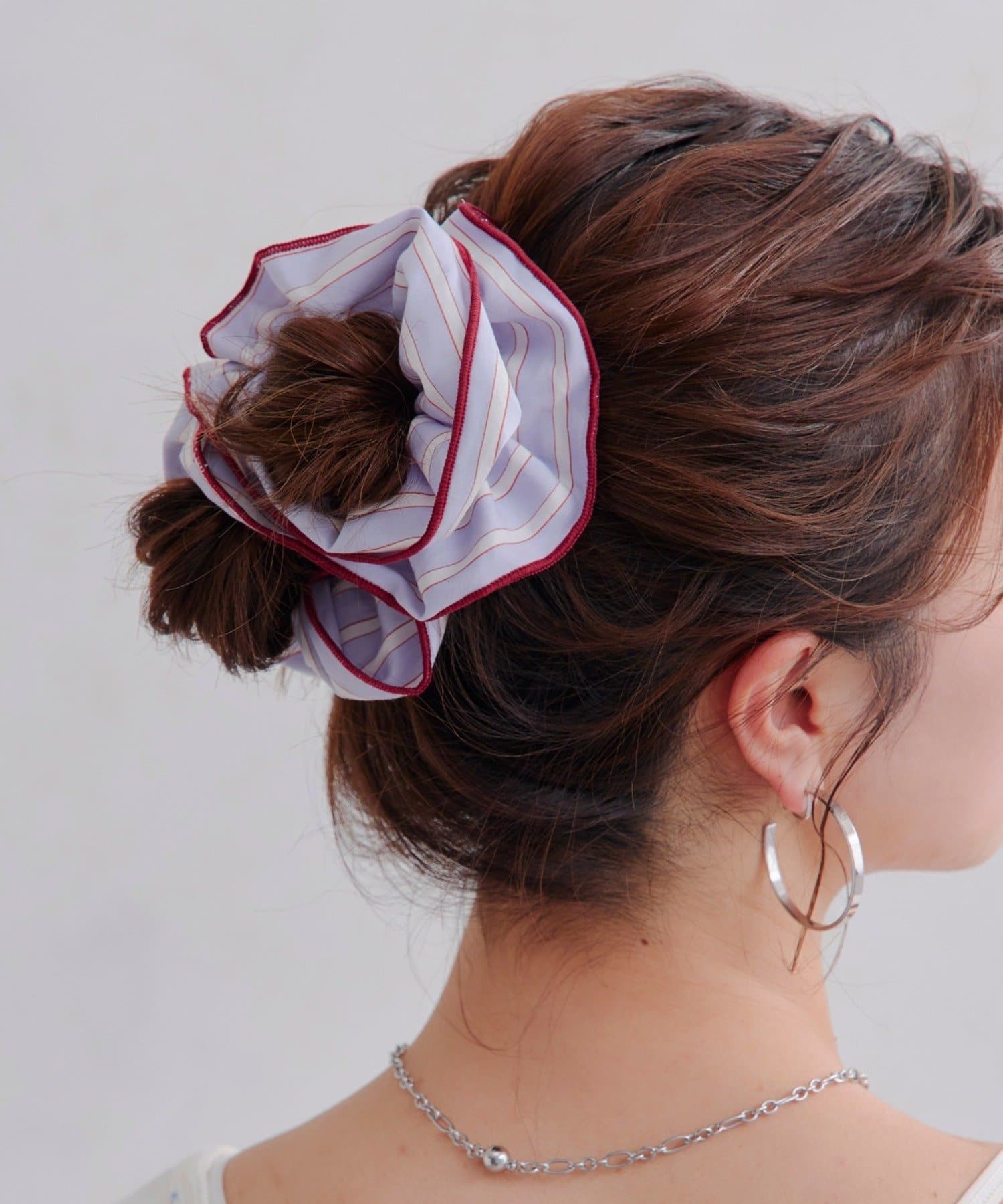 Lattice(ラティス) ストライプシュシュ