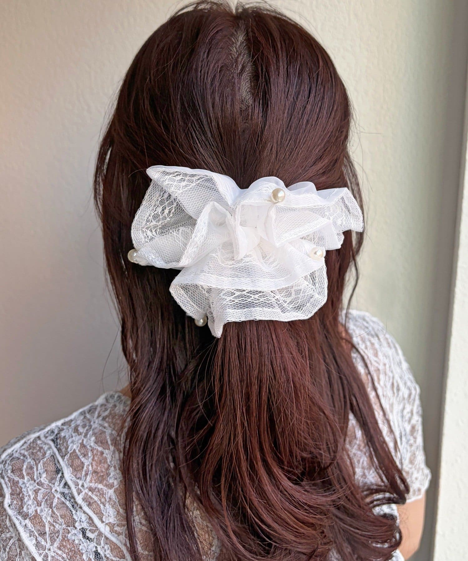 Lattice(ラティス) パールレースシュシュ