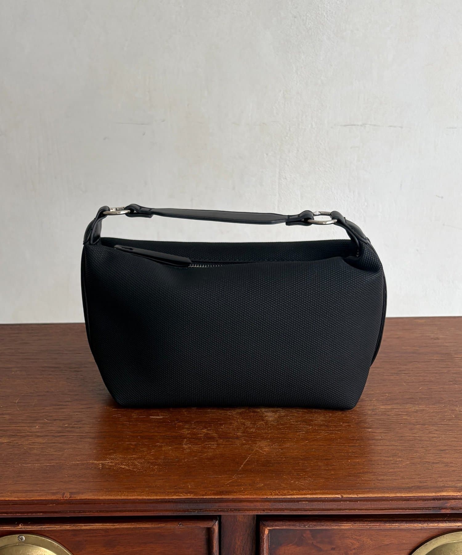 Chez toi(シェトワ) キャンバス見え合皮2WAYBAG