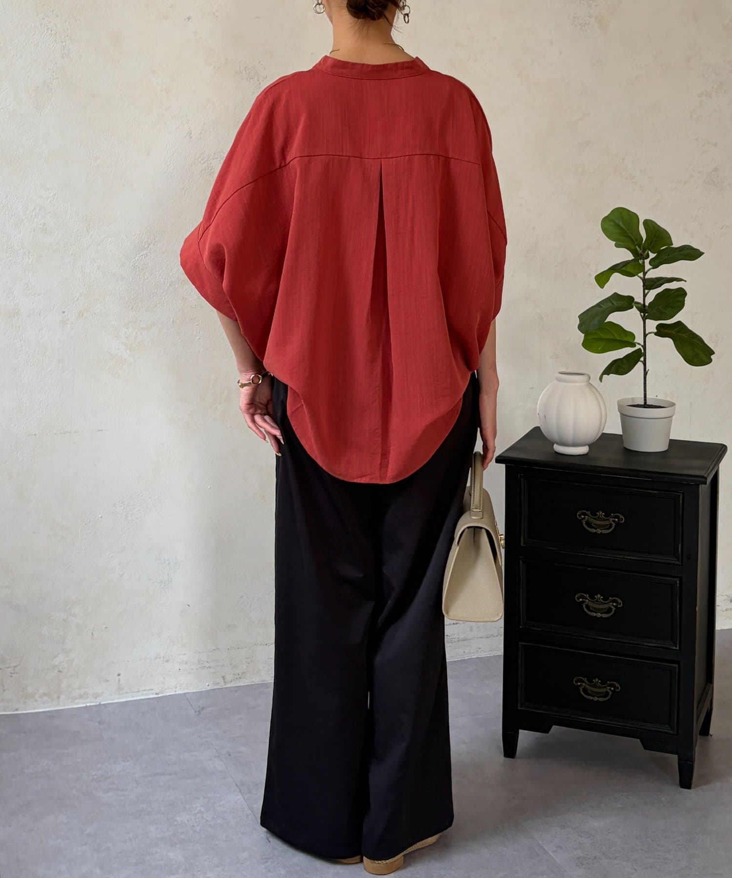 Chez toi(シェトワ) サイドポケットデザインベルト付きパンツ