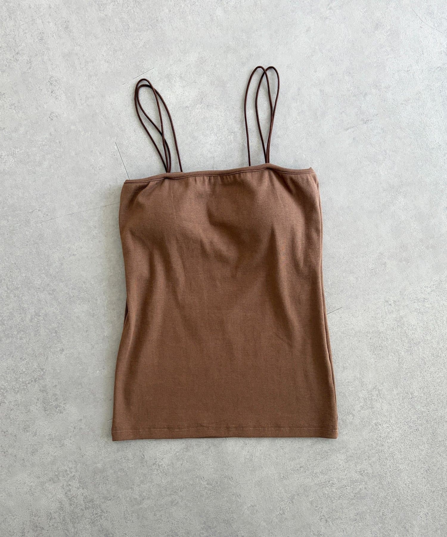 Chez toi(シェトワ) カップ付きテレコキャミ