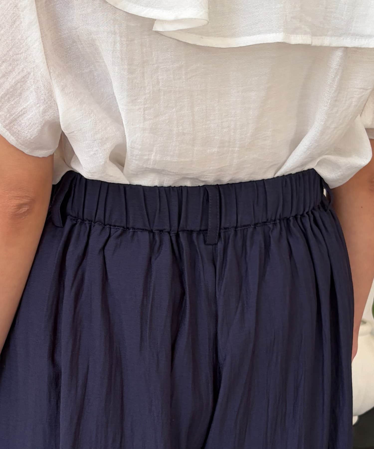 Chez toi(シェトワ) 落ち感フレアワイドパンツ