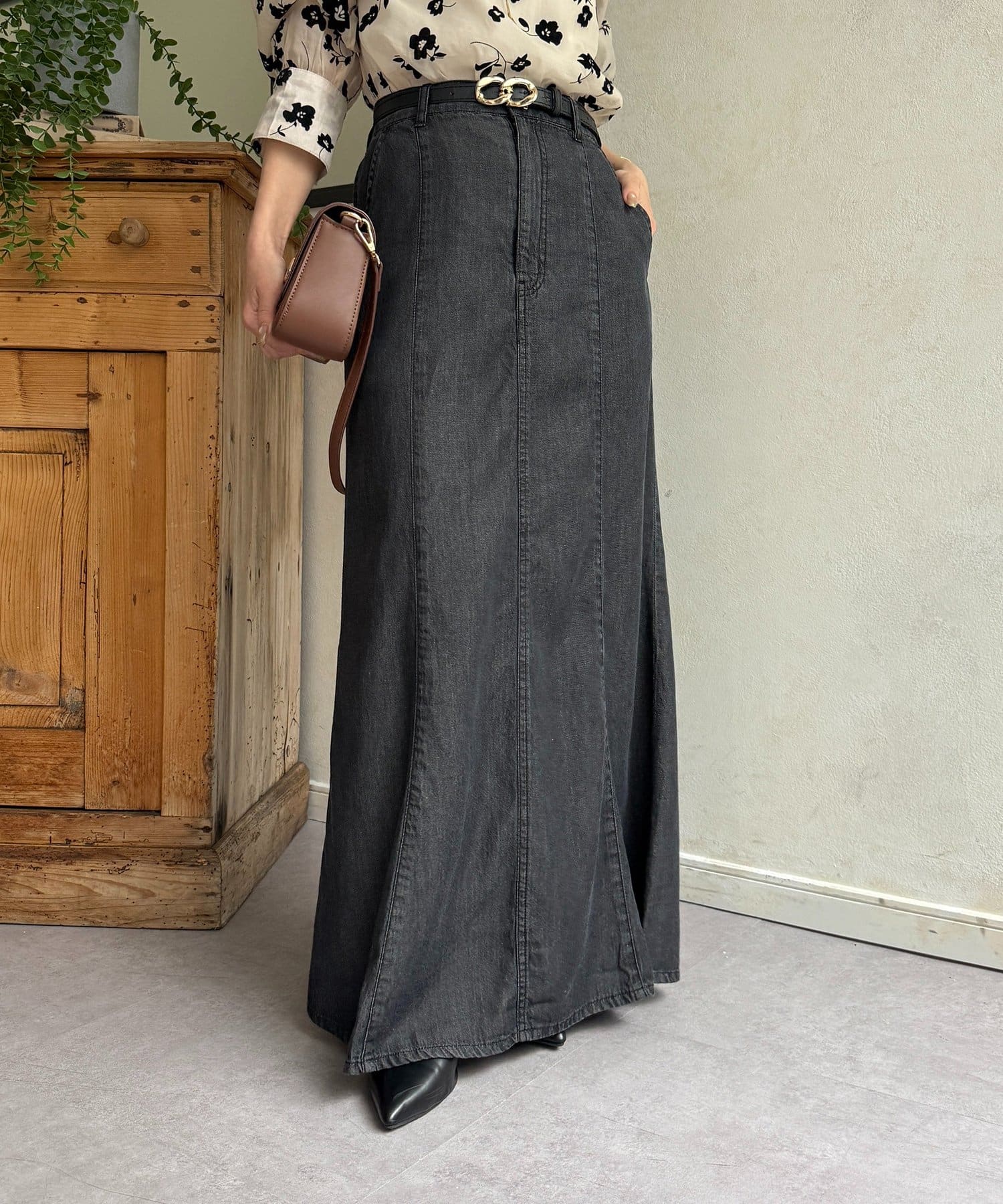 Thevon.(ゼヴォン) ライトデニムマーメイドスカート