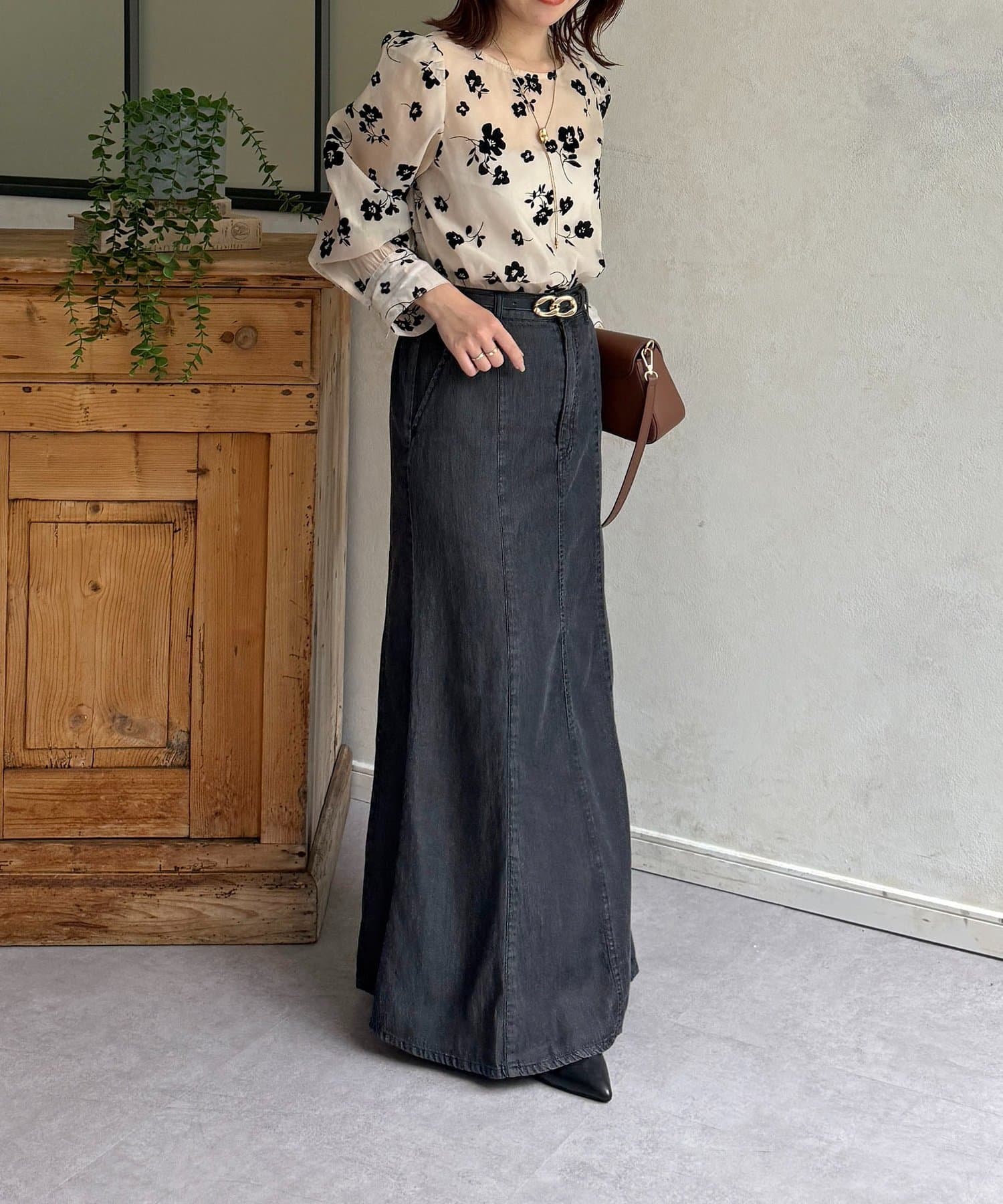 Thevon.(ゼヴォン) ライトデニムマーメイドスカート