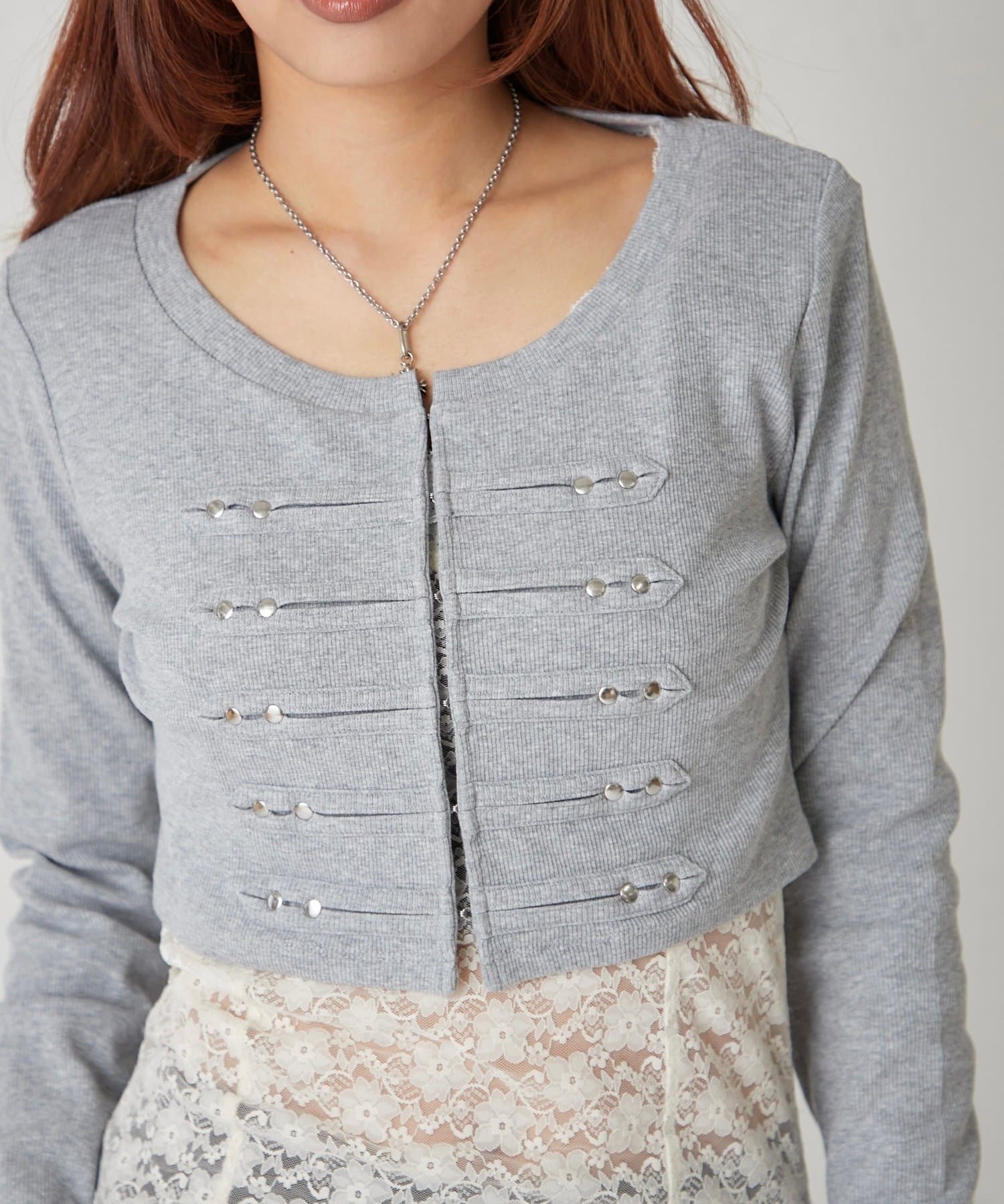 WHO’S WHO gallery(フーズフーギャラリー) 【WEB限定サイズあり】ナポレオンショートトップス