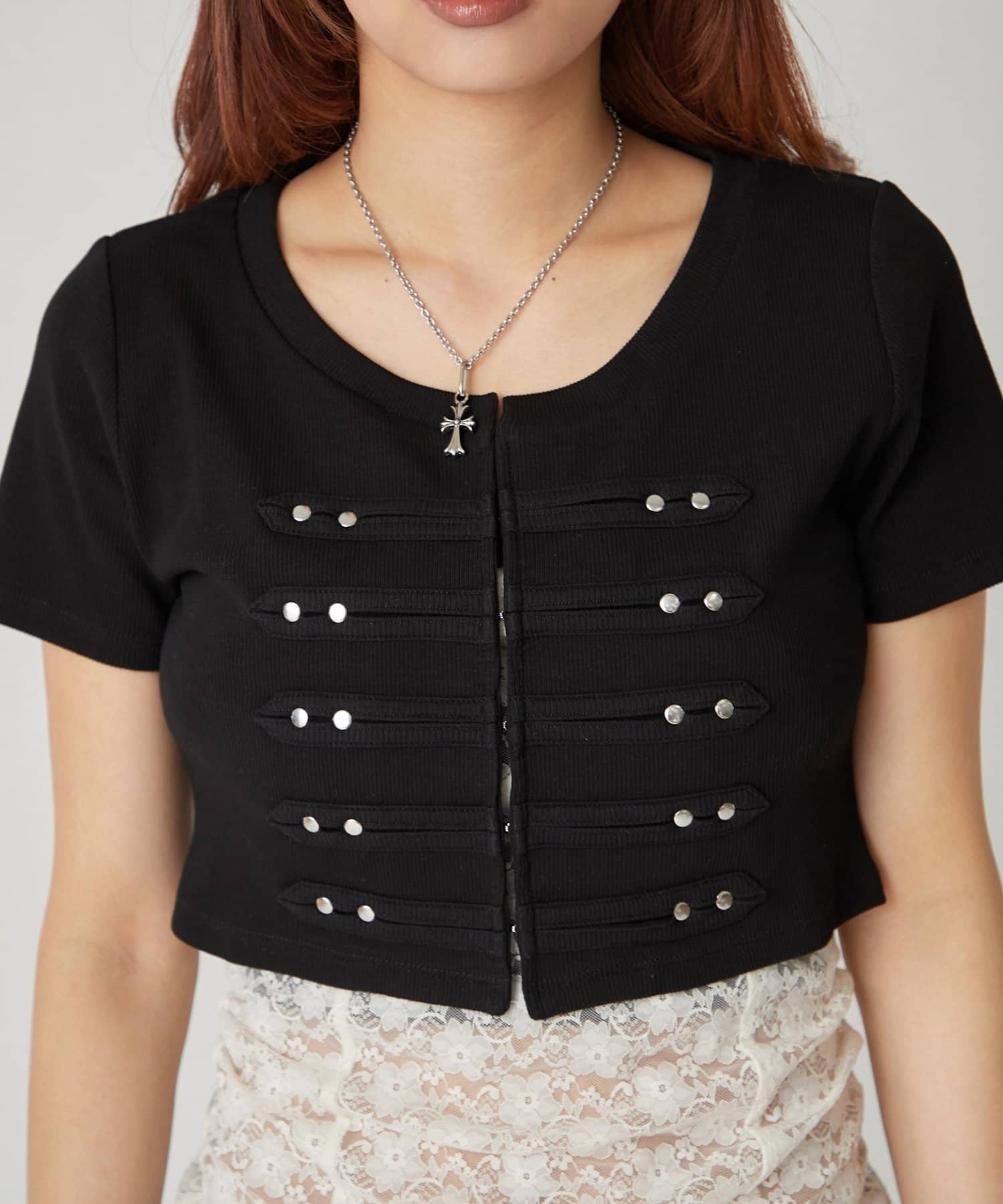 WHO’S WHO gallery(フーズフーギャラリー) 【WEB限定サイズあり】ナポレオンショート半袖トップス