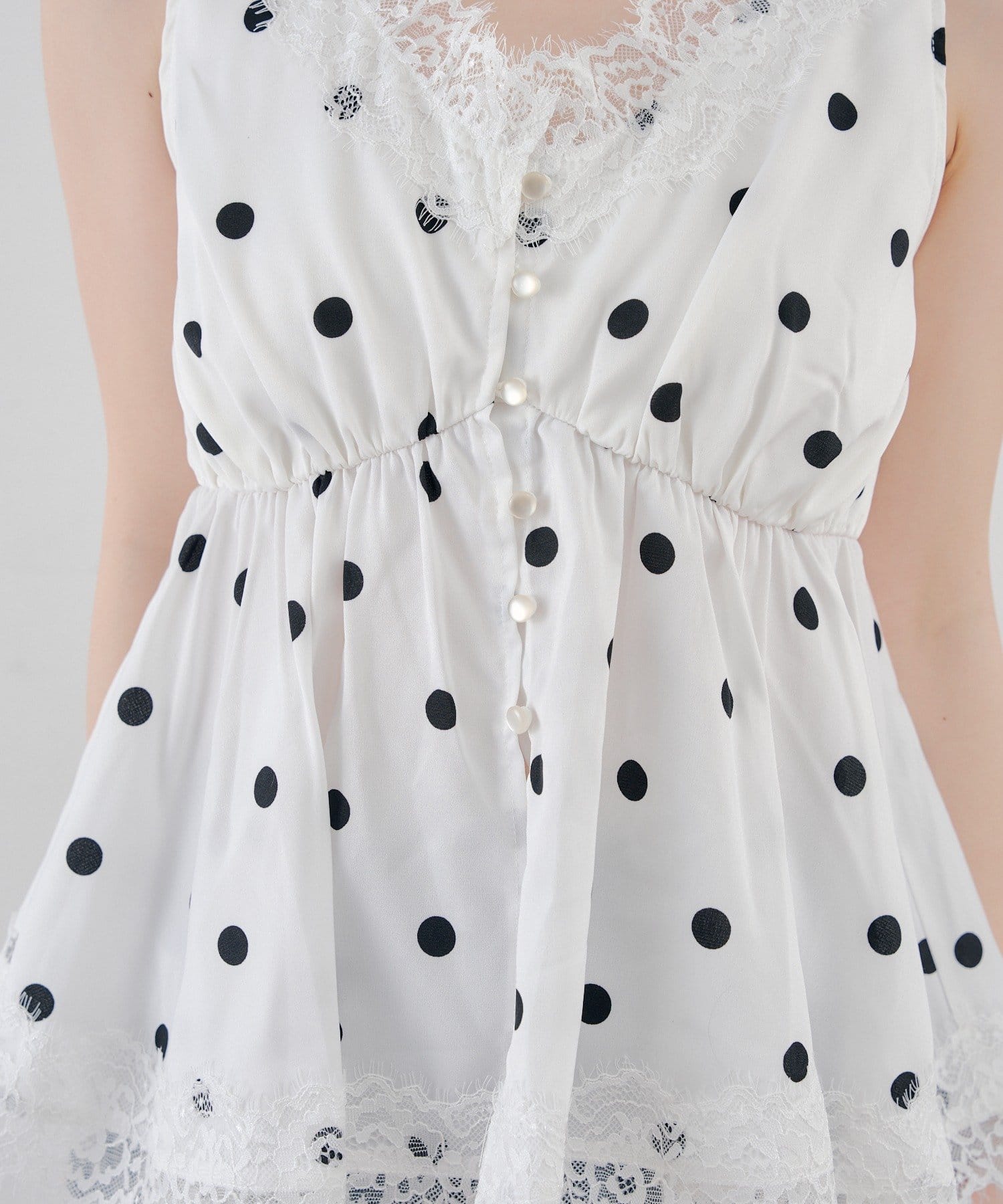 Chico(チコ) ペプラムランジェリーブラウス