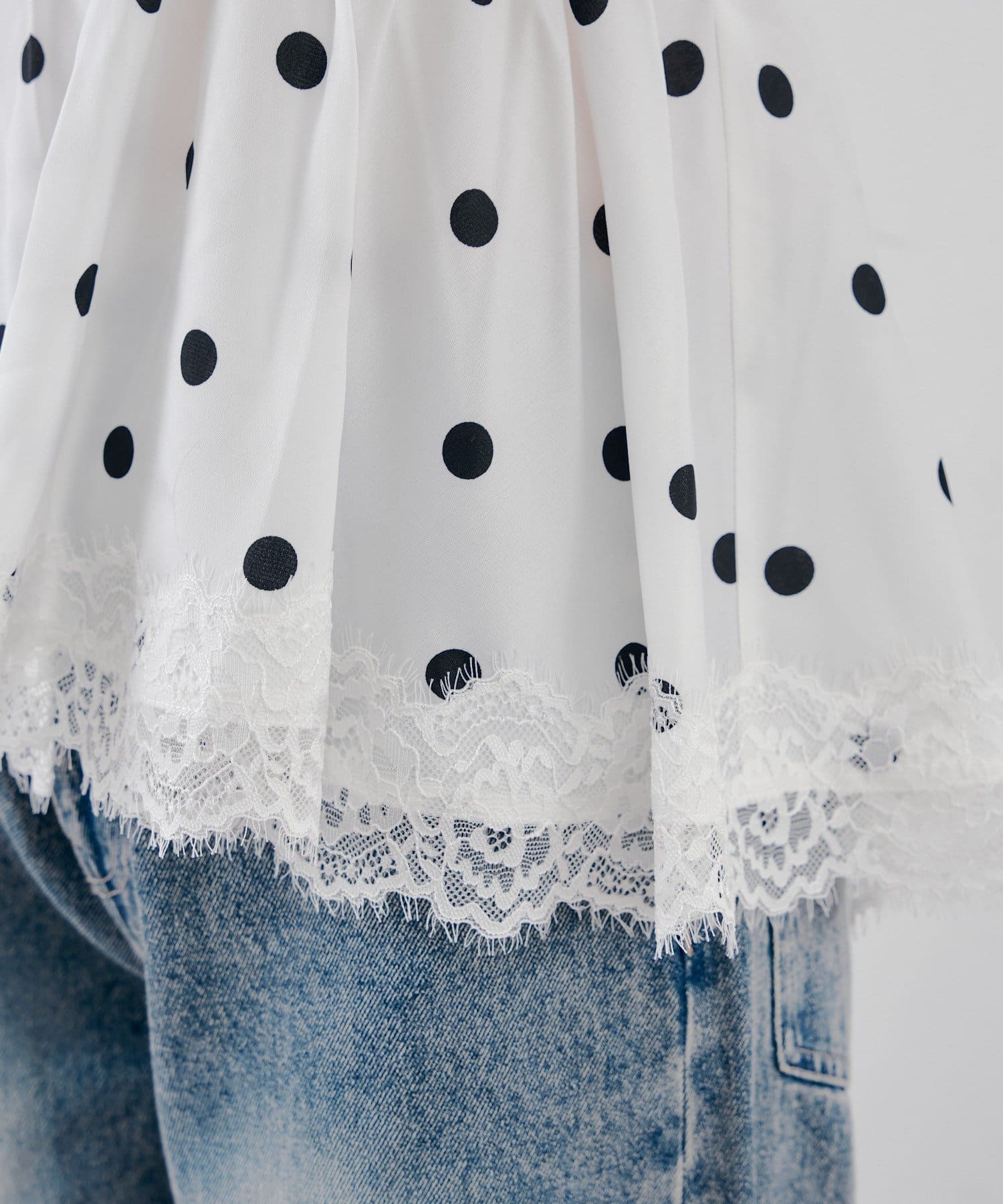 Chico(チコ) ペプラムランジェリーブラウス