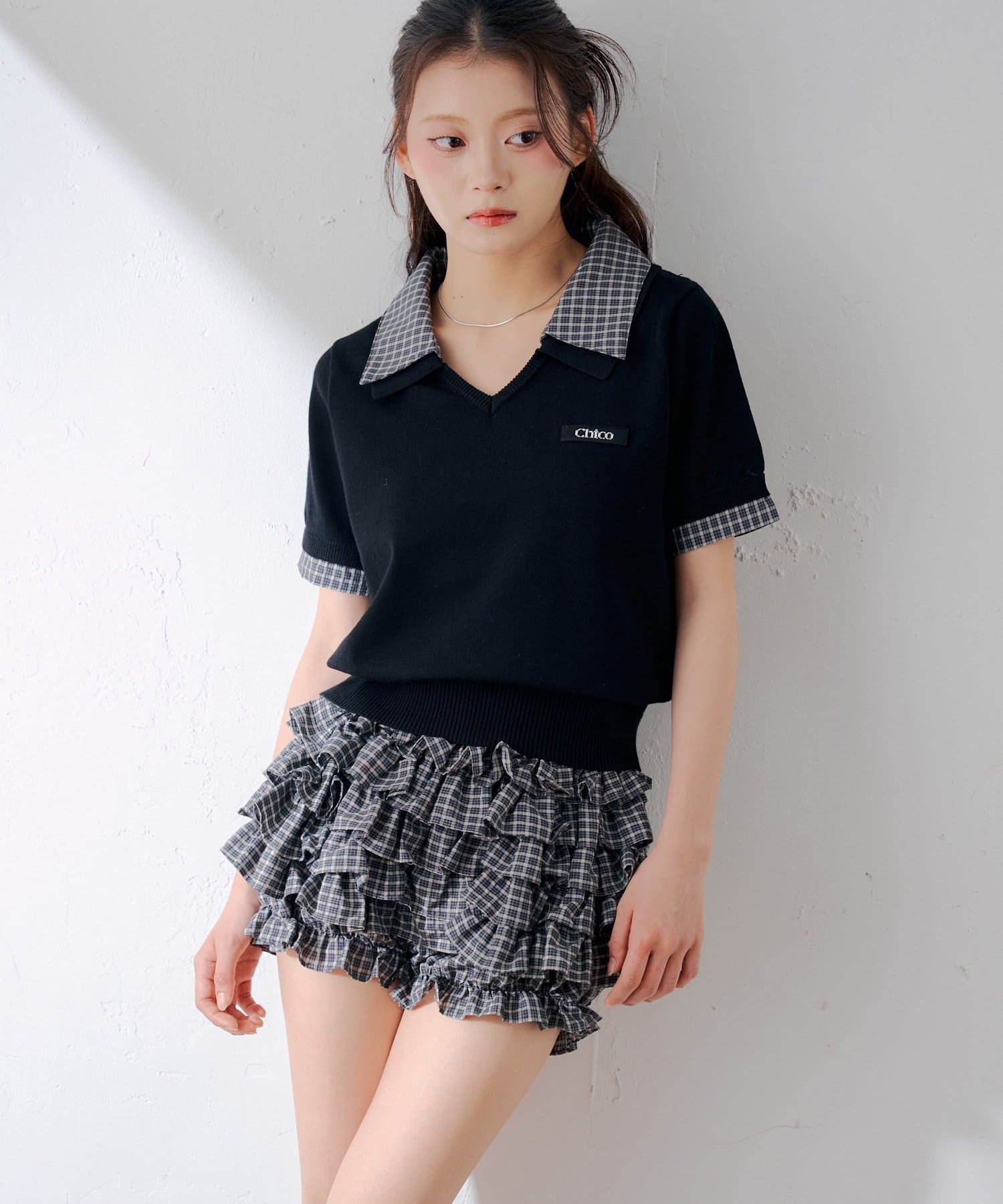 Chico(チコ) フリルティアードショートパンツ