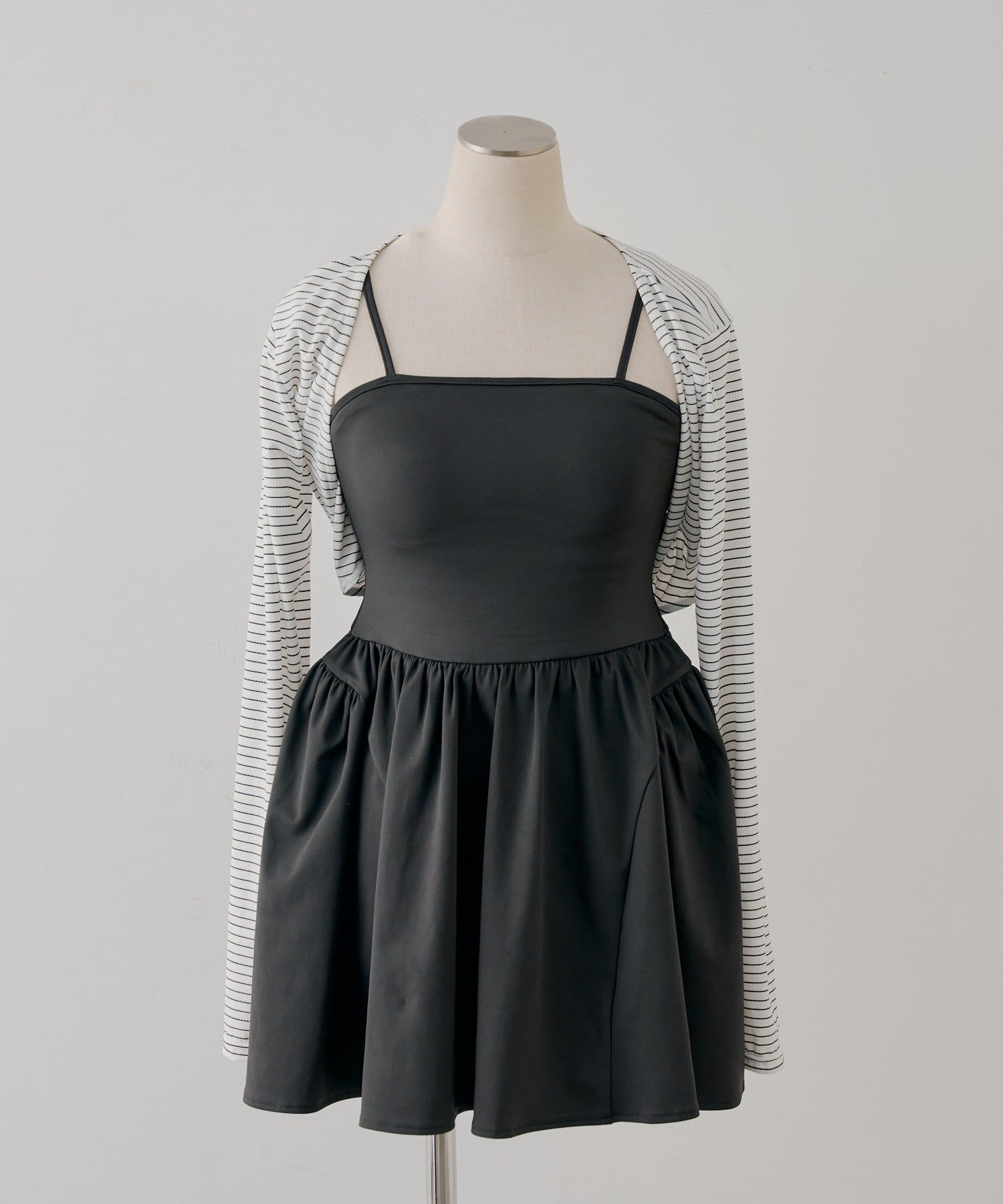 Chico(チコ) 水着/SET ITEM【SALON by Chico】リボンボレロカーデ+フレアワンピースセット