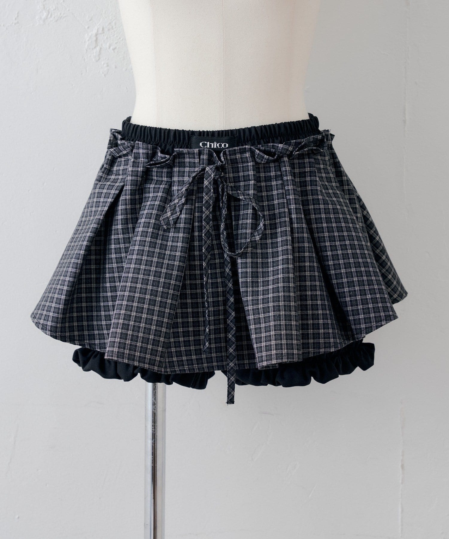 Chico(チコ) レイヤードフレアミニスカート