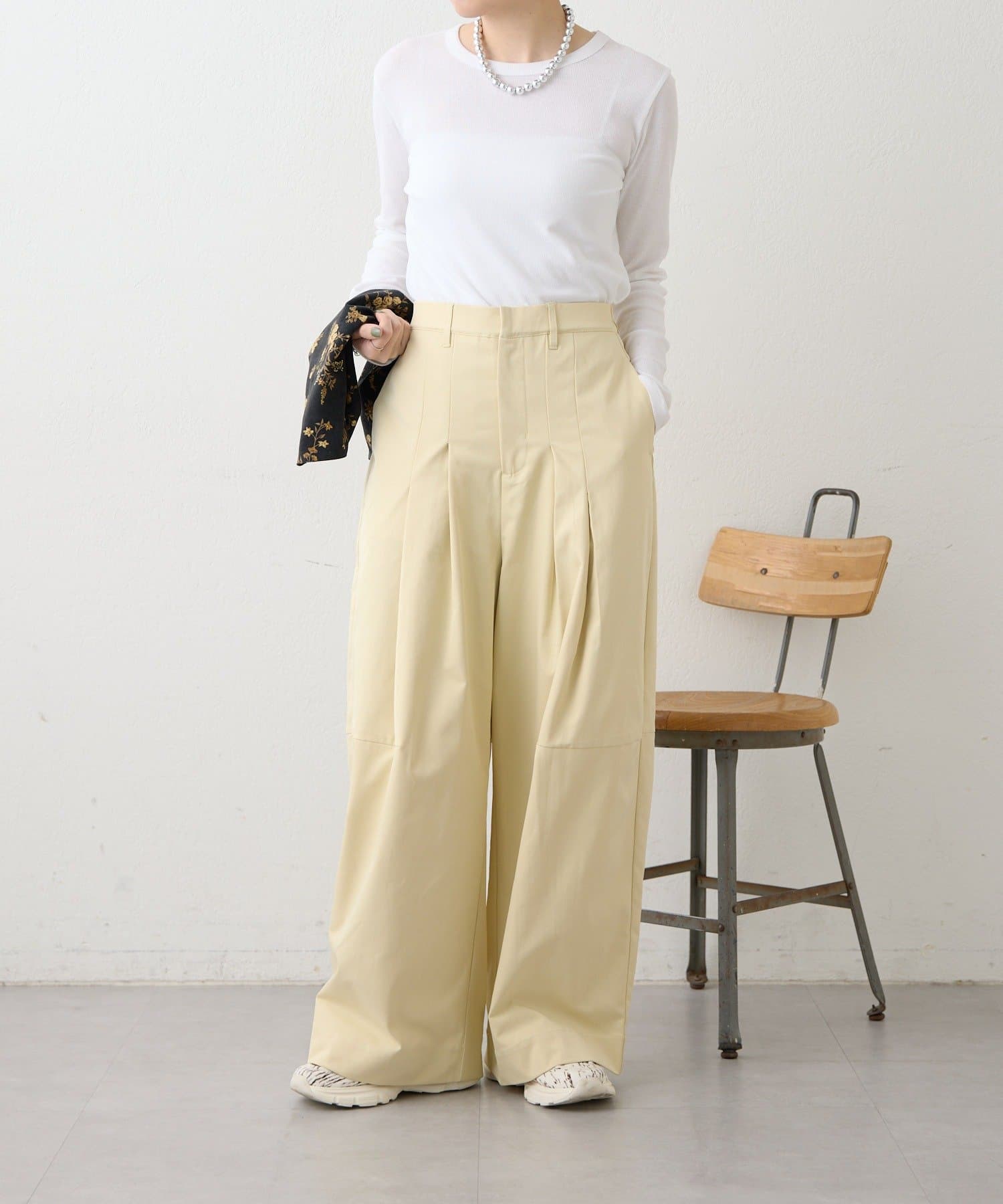 ear PAPILLONNER(イア パピヨネ) ポロ襟配色シャツジャケット【SUM1 STYLE(スミスタイル)】