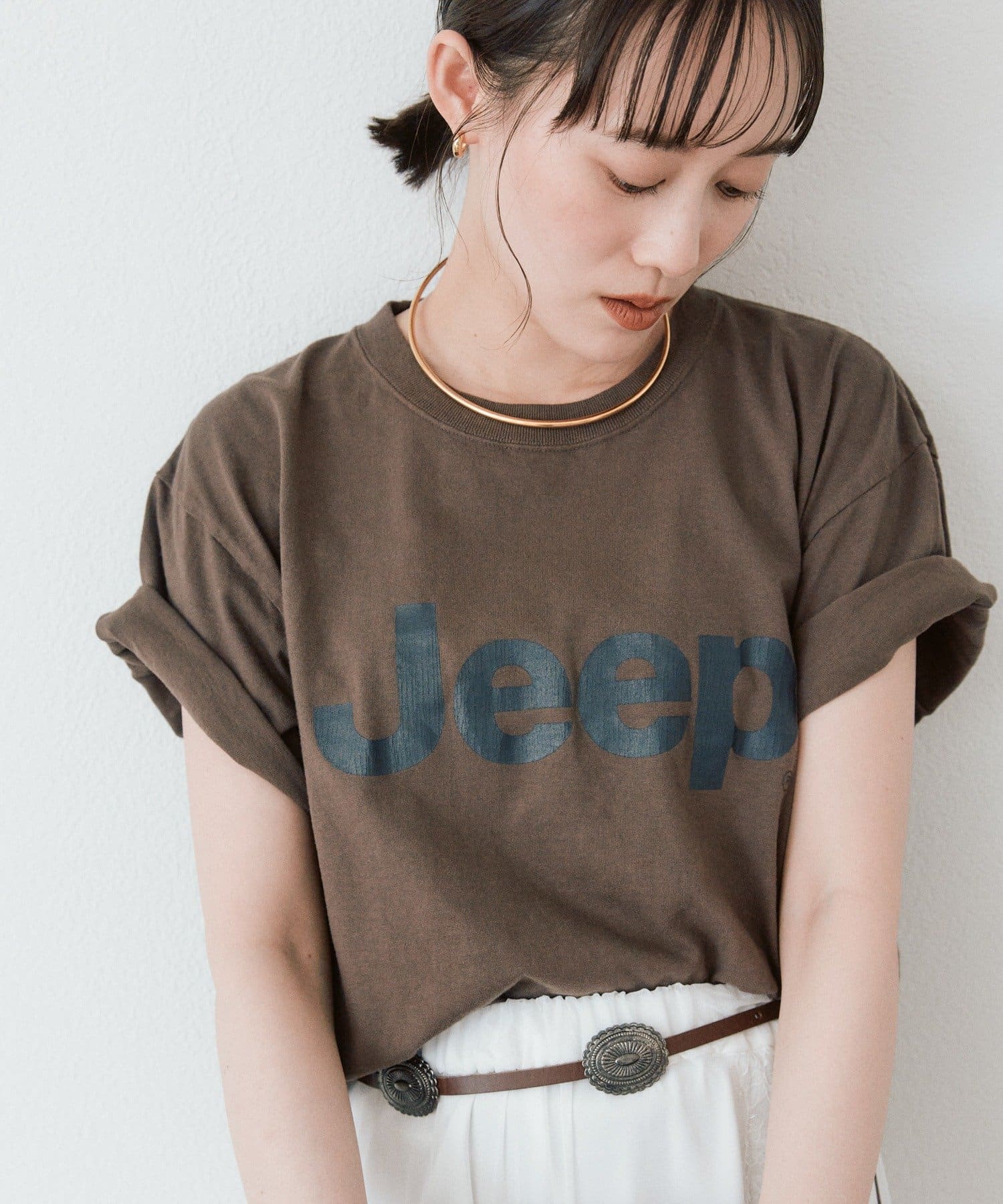 RIVE DROITE(リヴドロワ) 予約【大人のロゴTシャツ】Jeep Tee