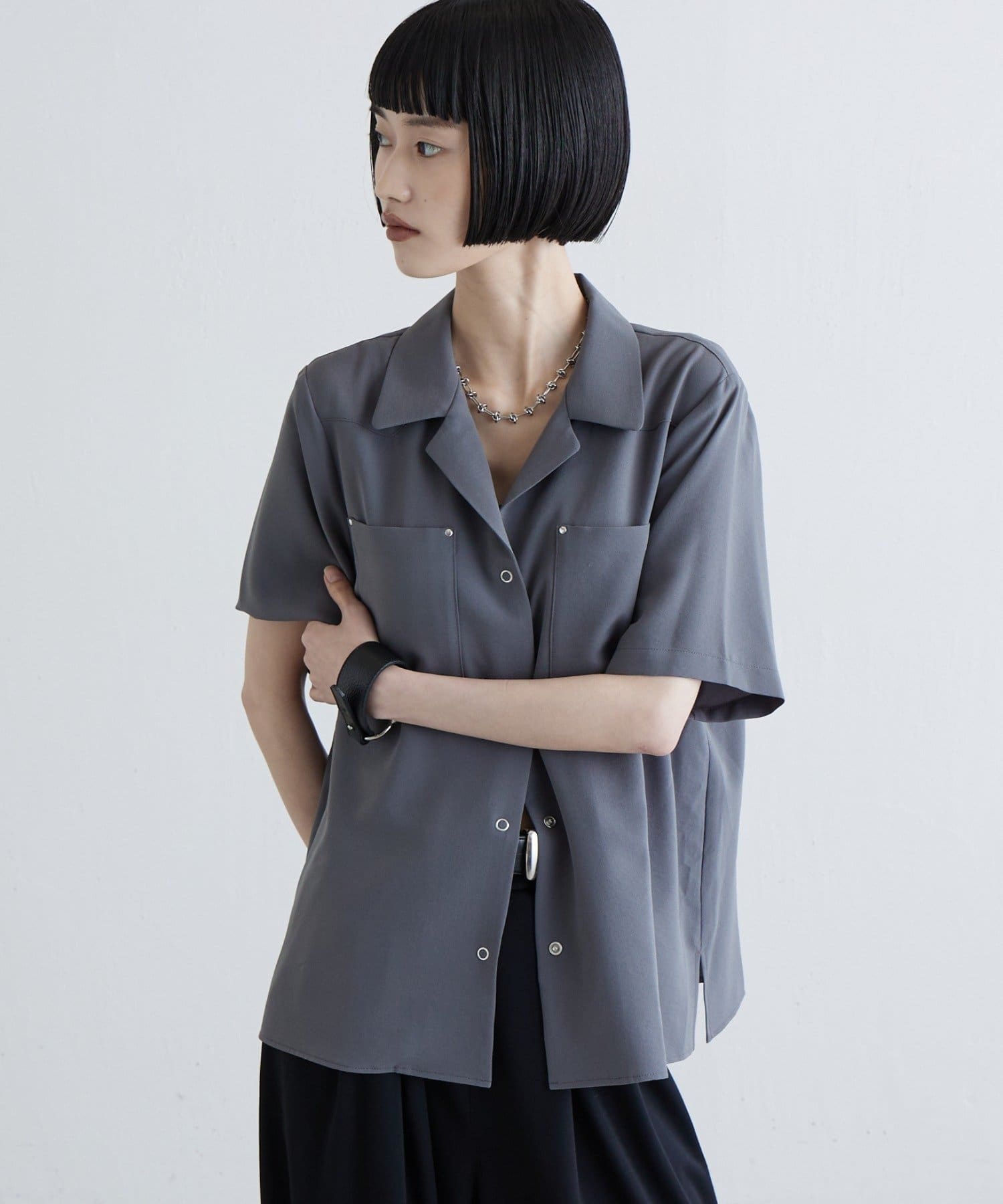 Lui's(ルイス) シルバーリングレザーブレスレット