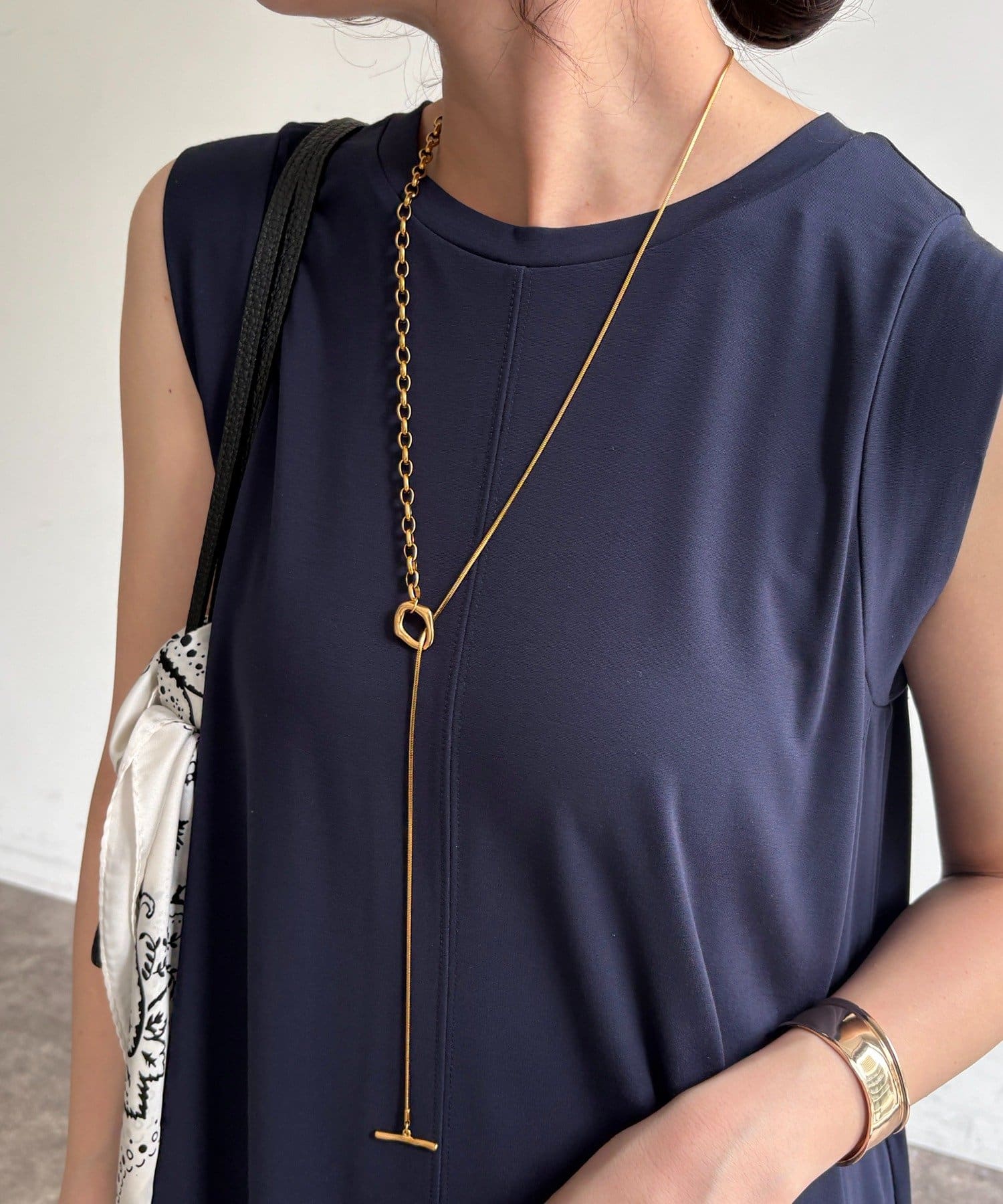 DOUDOU(ドゥドゥ) チェーン切替スライダーネックレス