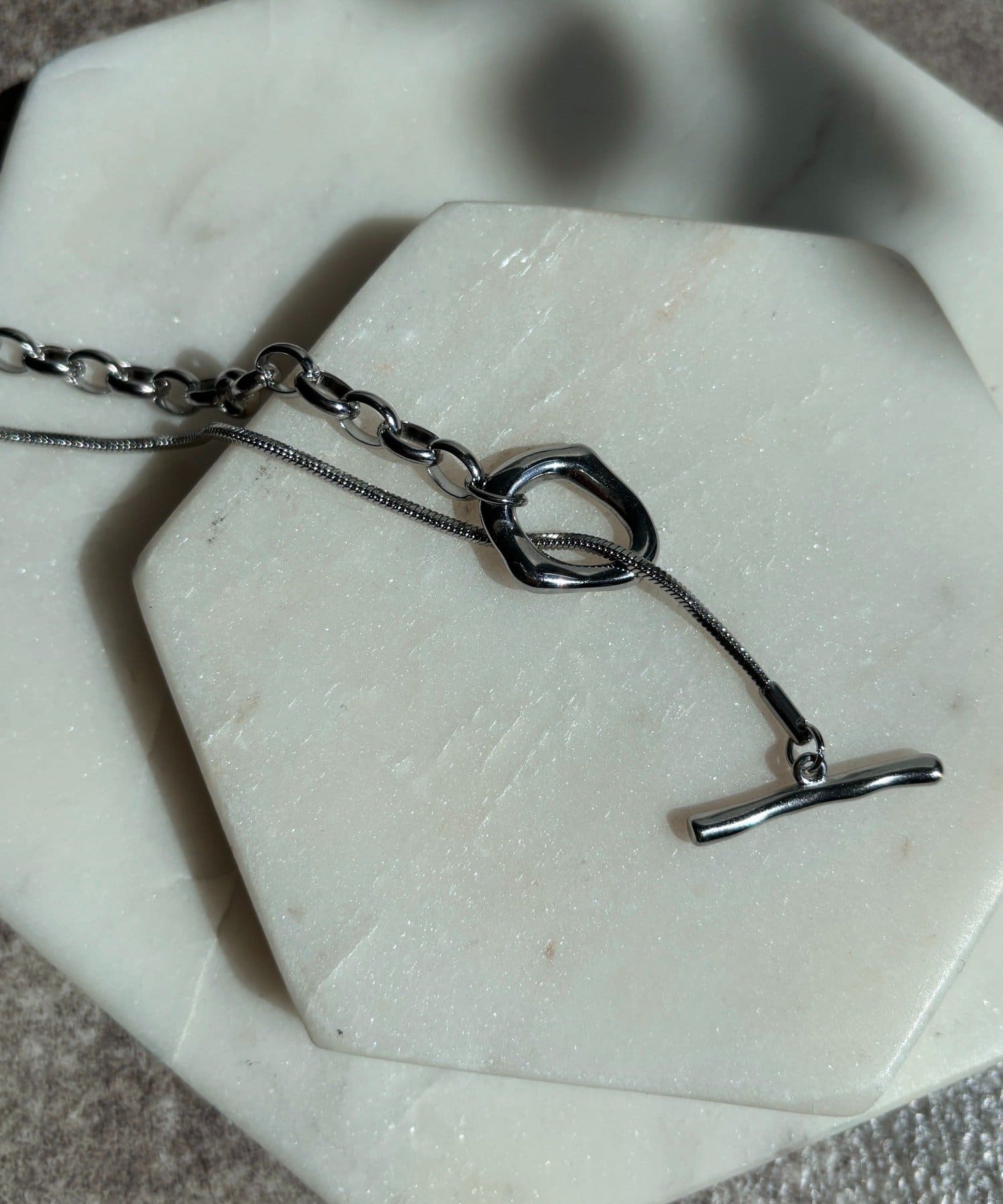 DOUDOU(ドゥドゥ) チェーン切替スライダーネックレス