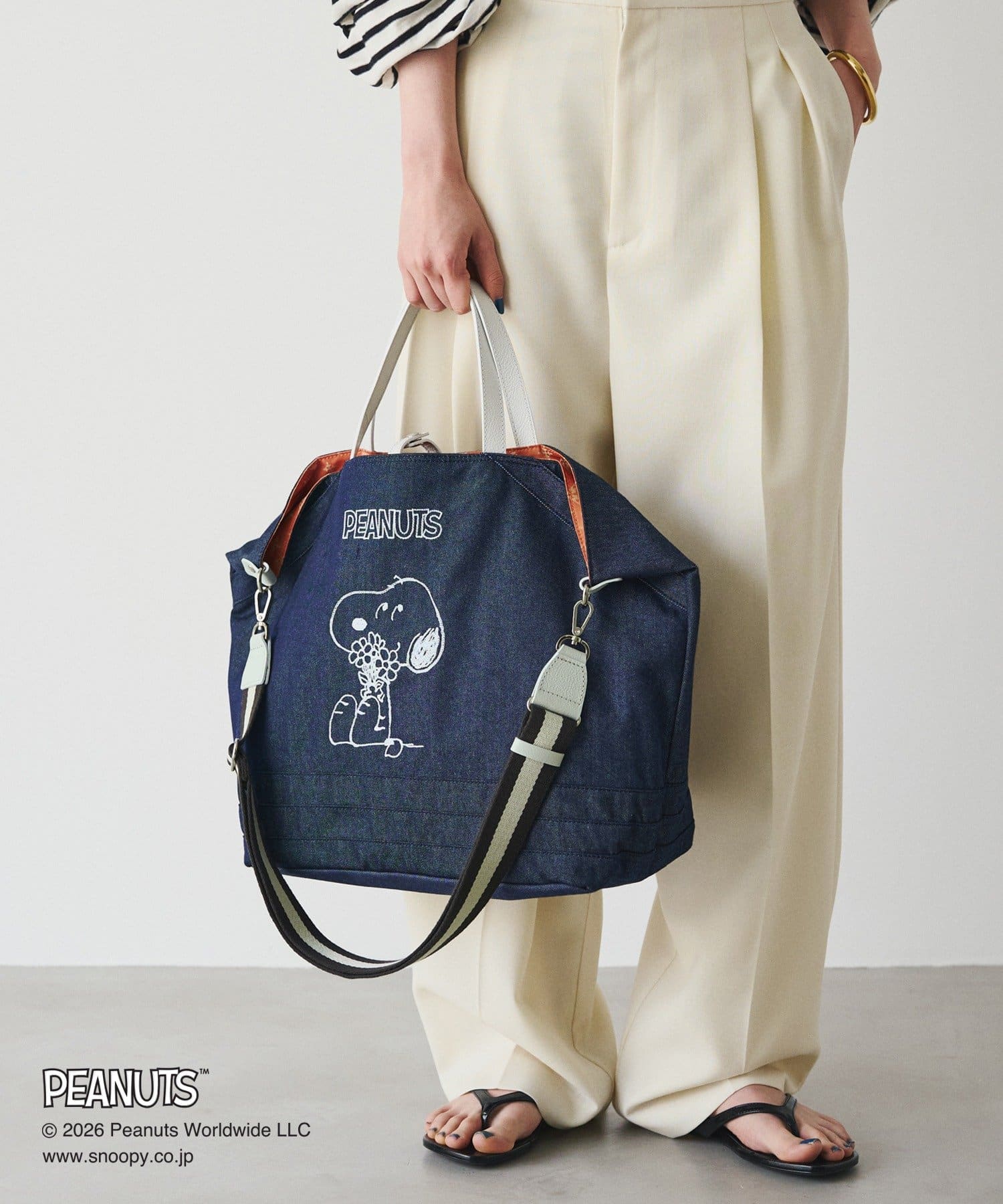 russet(ラシット) 《PEANUTS×russet》リバーシブルビッグトートバッグ