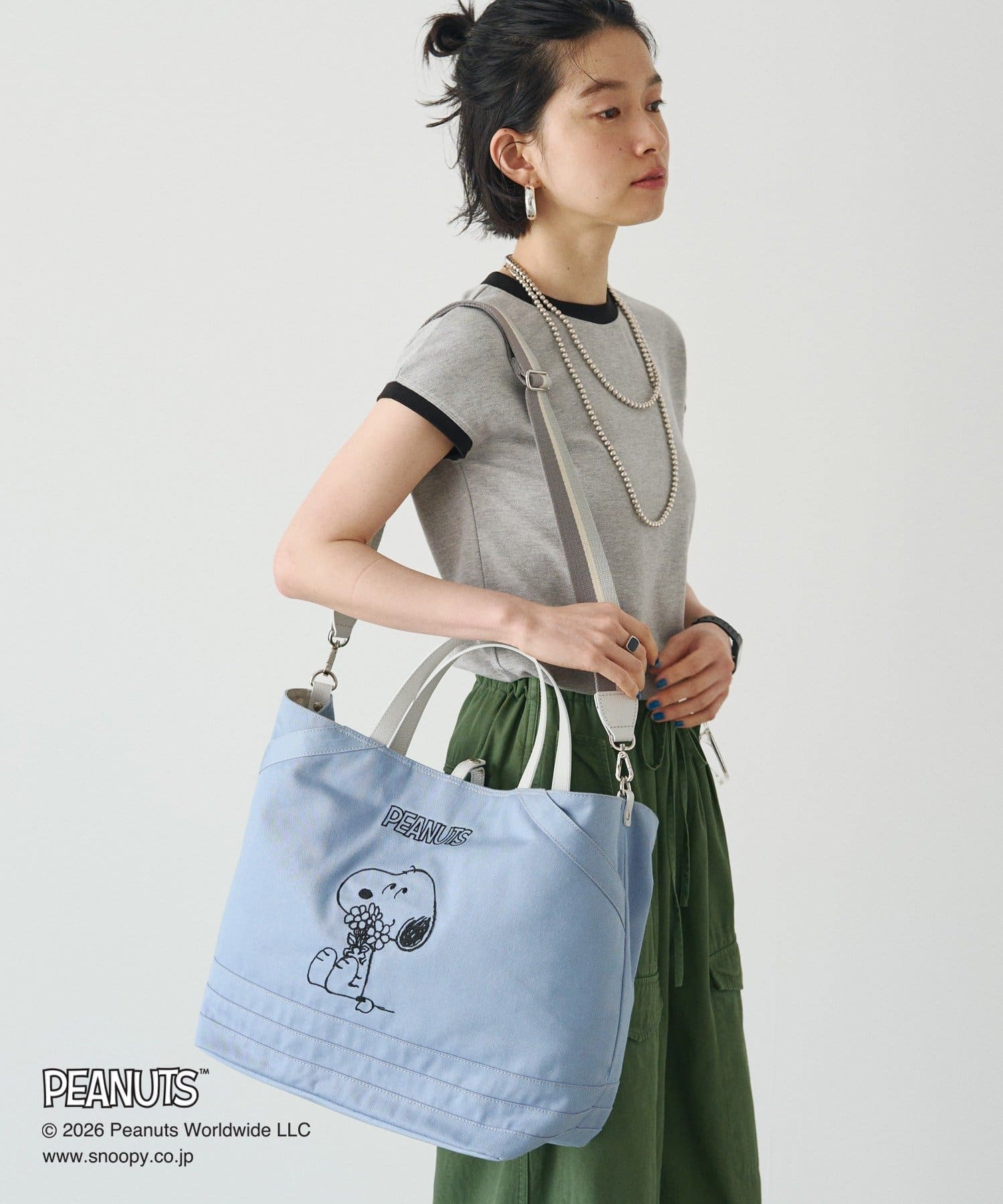 russet(ラシット) 《PEANUTS×russet》リバーシブルビッグトートバッグ