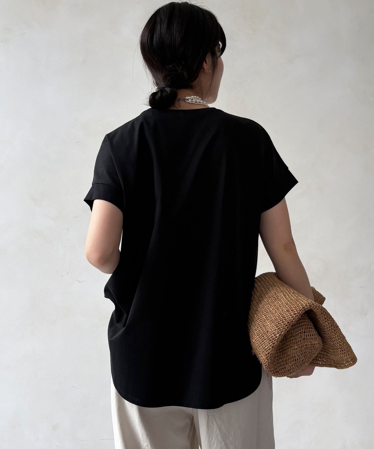 DOUDOU(ドゥドゥ) 【WEB限定】BeauオーガンジーロゴTEE