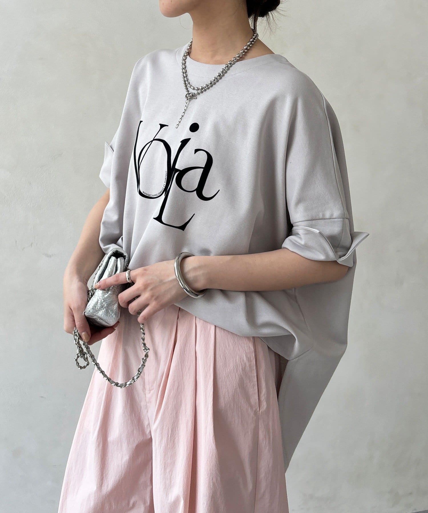 DOUDOU(ドゥドゥ) 【WEB限定】ポンチョロゴTEE