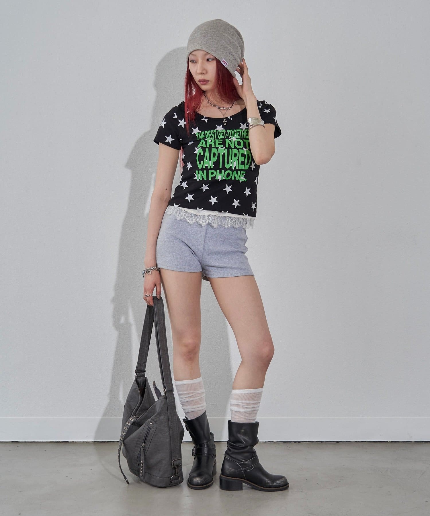 WHO’S WHO gallery(フーズフーギャラリー) 【WEB限定】メッセージスタードットS/S TEE