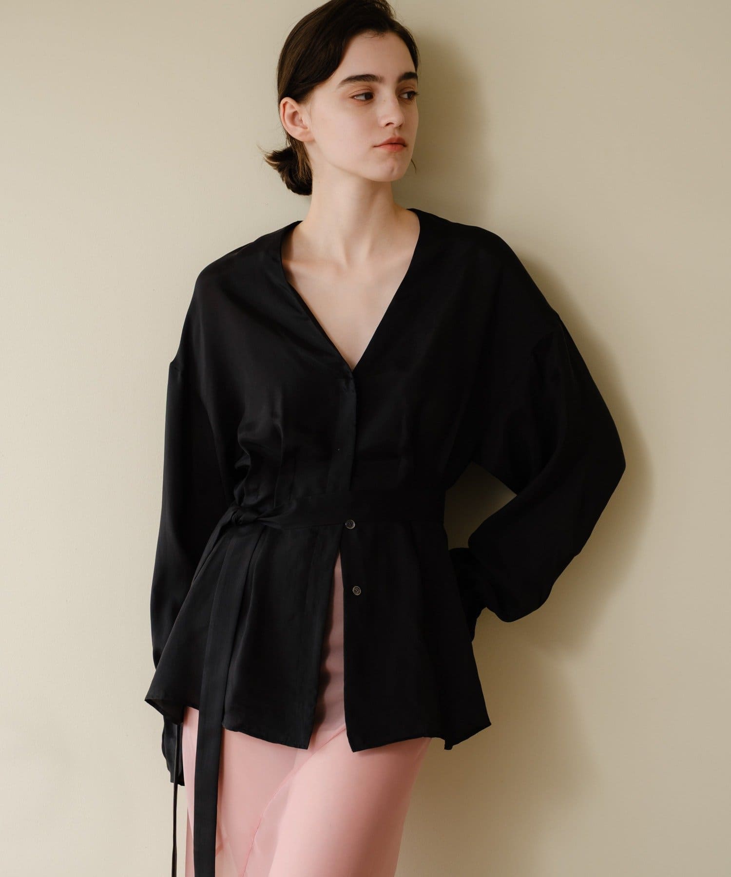 SHENERY(シーナリー) キュプラタックブラウス