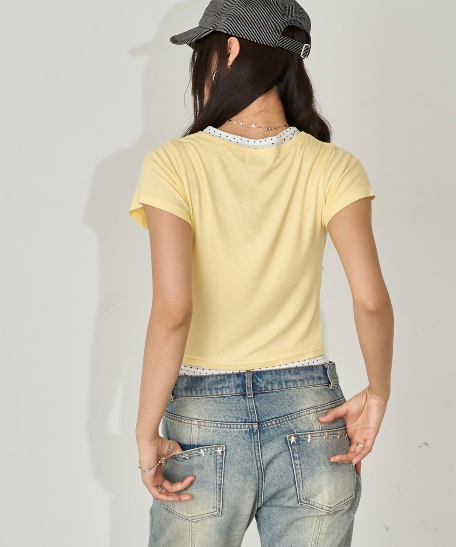 WHO’S WHO gallery(フーズフーギャラリー) レイヤードヘンリーS/Sトップス