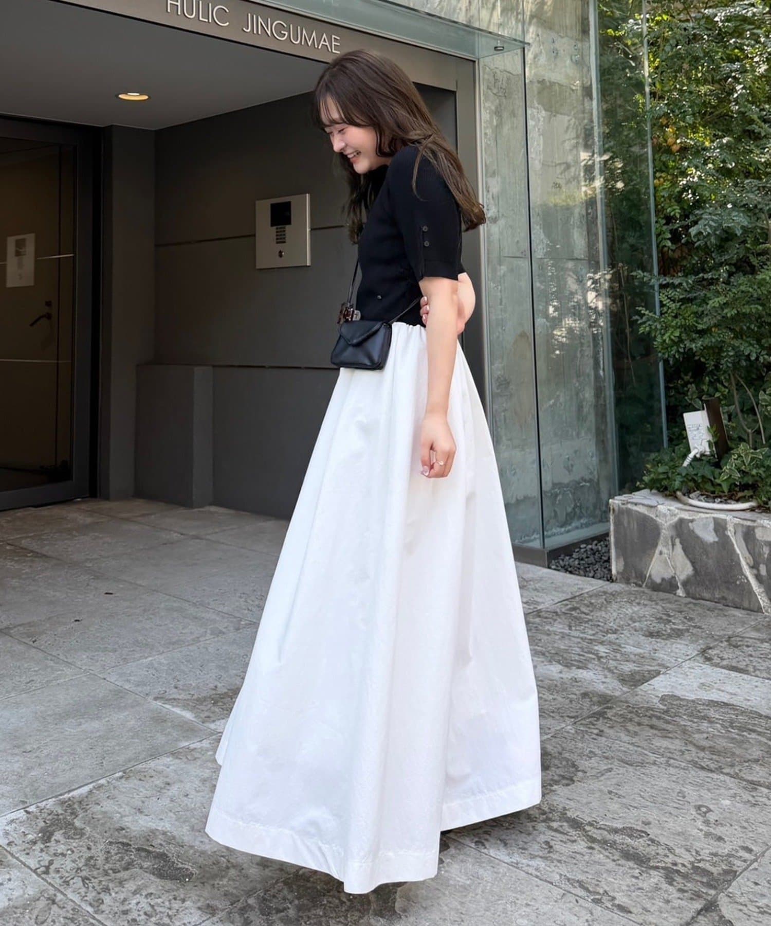 mystic(ミスティック) 《4/3(FRI) 12:00予約START》【@__misa__03企画】プレート付きドッキング半袖ワンピース