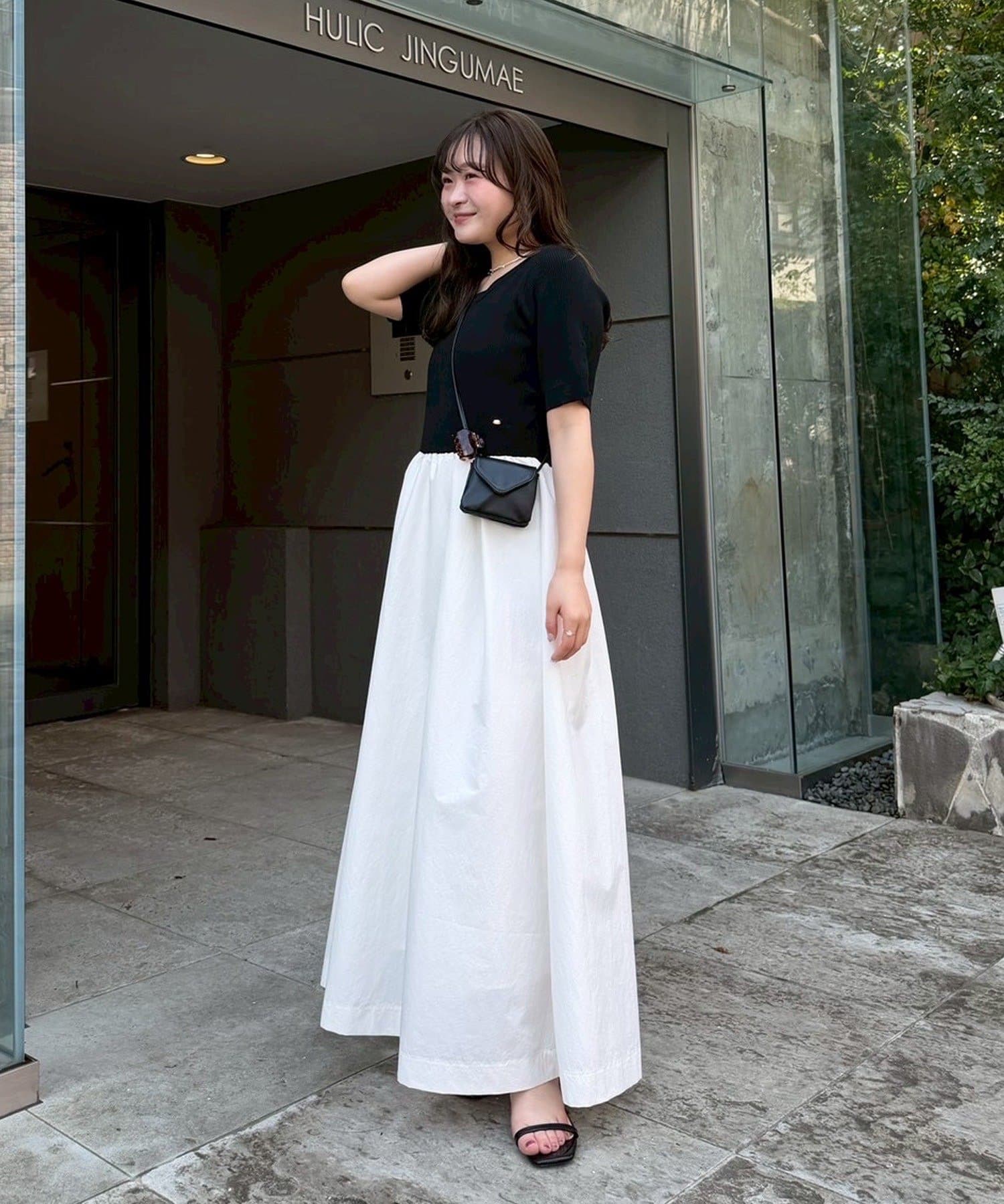 mystic(ミスティック) 《4/3(FRI) 12:00予約START》【@__misa__03企画】プレート付きドッキング半袖ワンピース