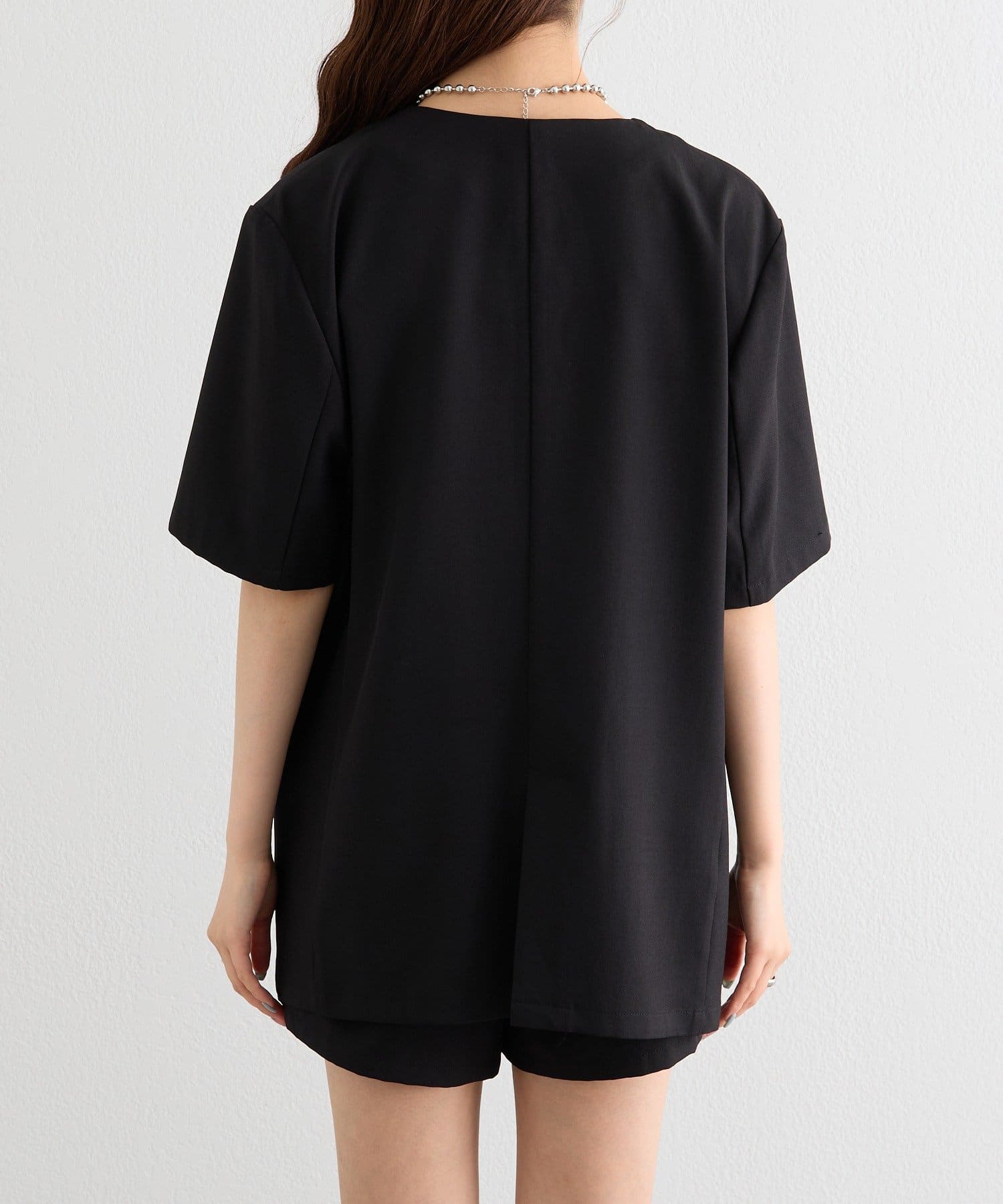 mystic(ミスティック) 【4/24(FRI) 12:00 START 】レース付け襟半袖ジャケット