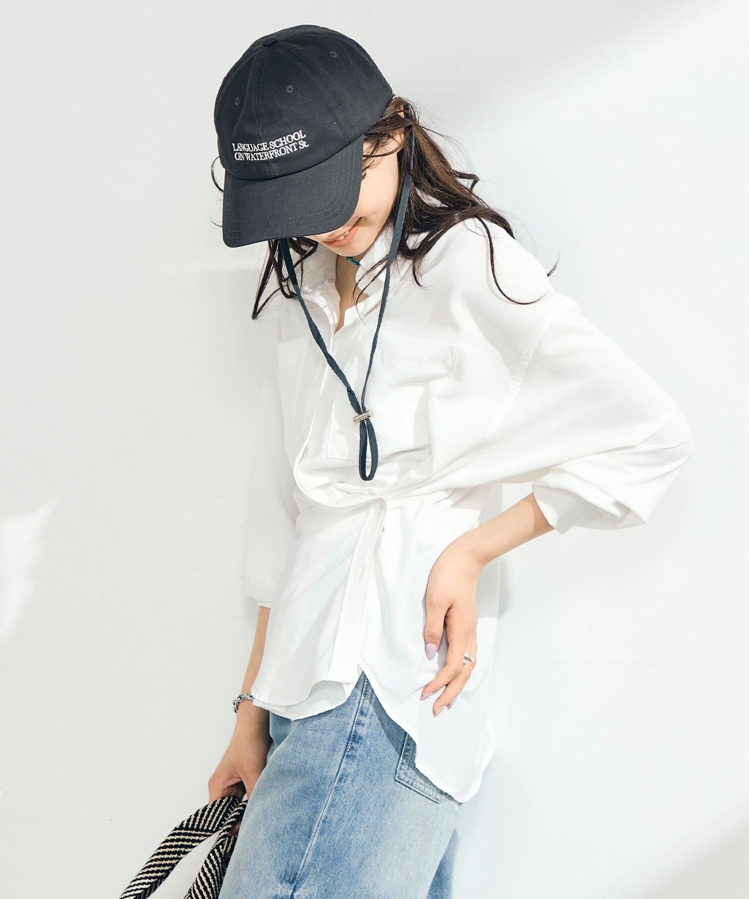 FREDY & GLOSTER(フレディ アンド グロスター) とろみカシュクールシャツ